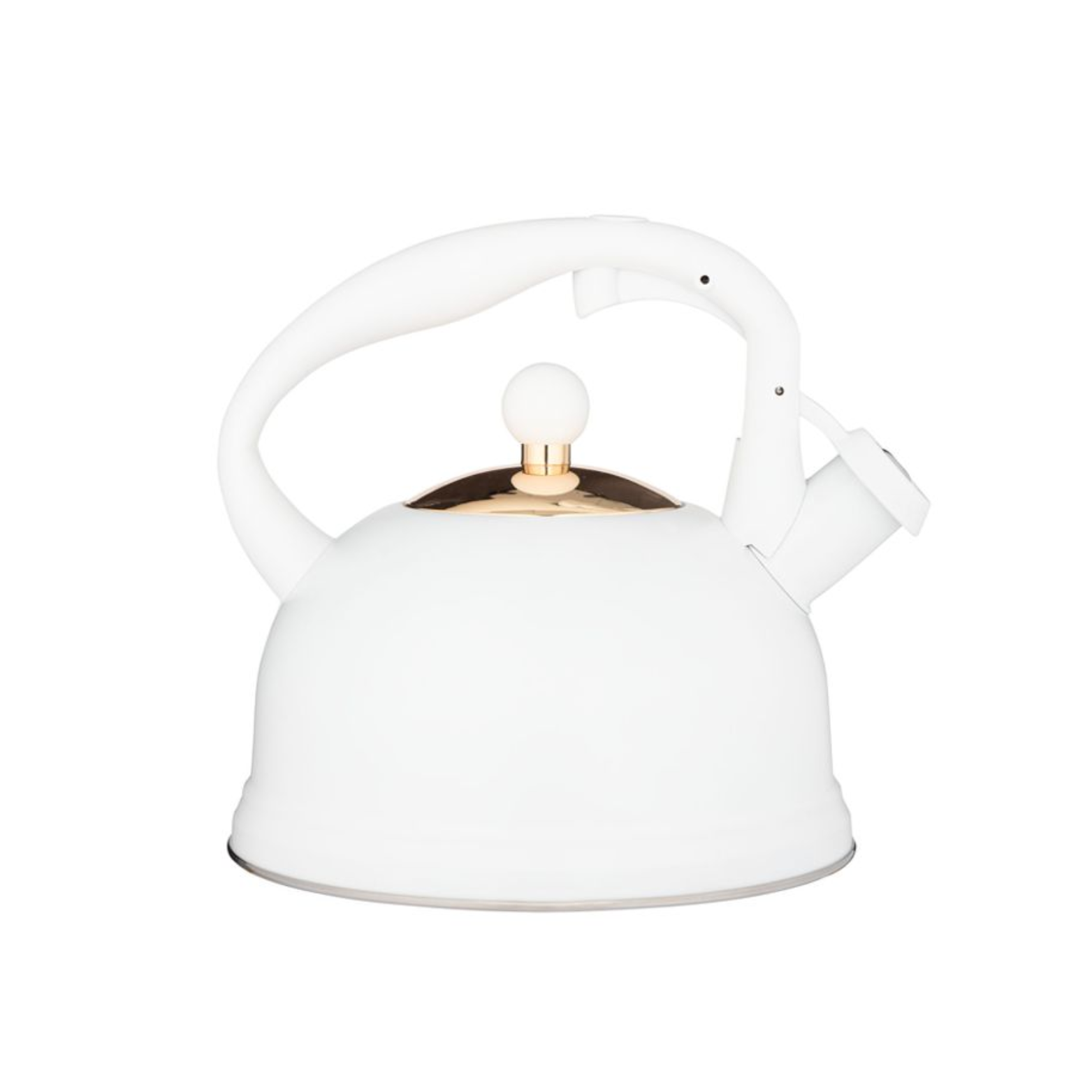 Bouilloire sifflante Otto blanc mat 1,8 L