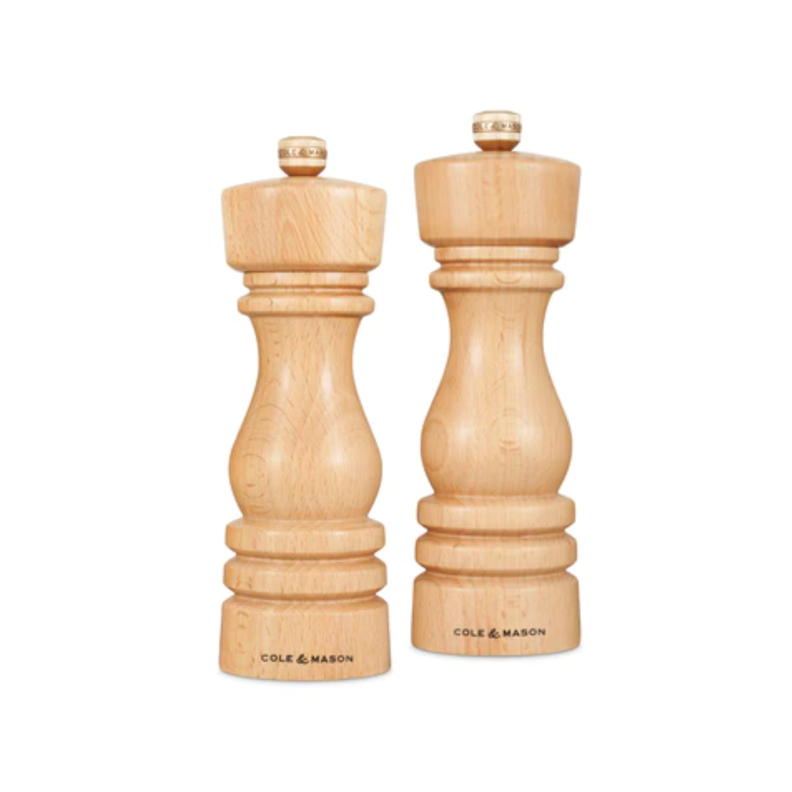 Set of 2 Natural 18cm London Mills - Cole &amp; Mason
