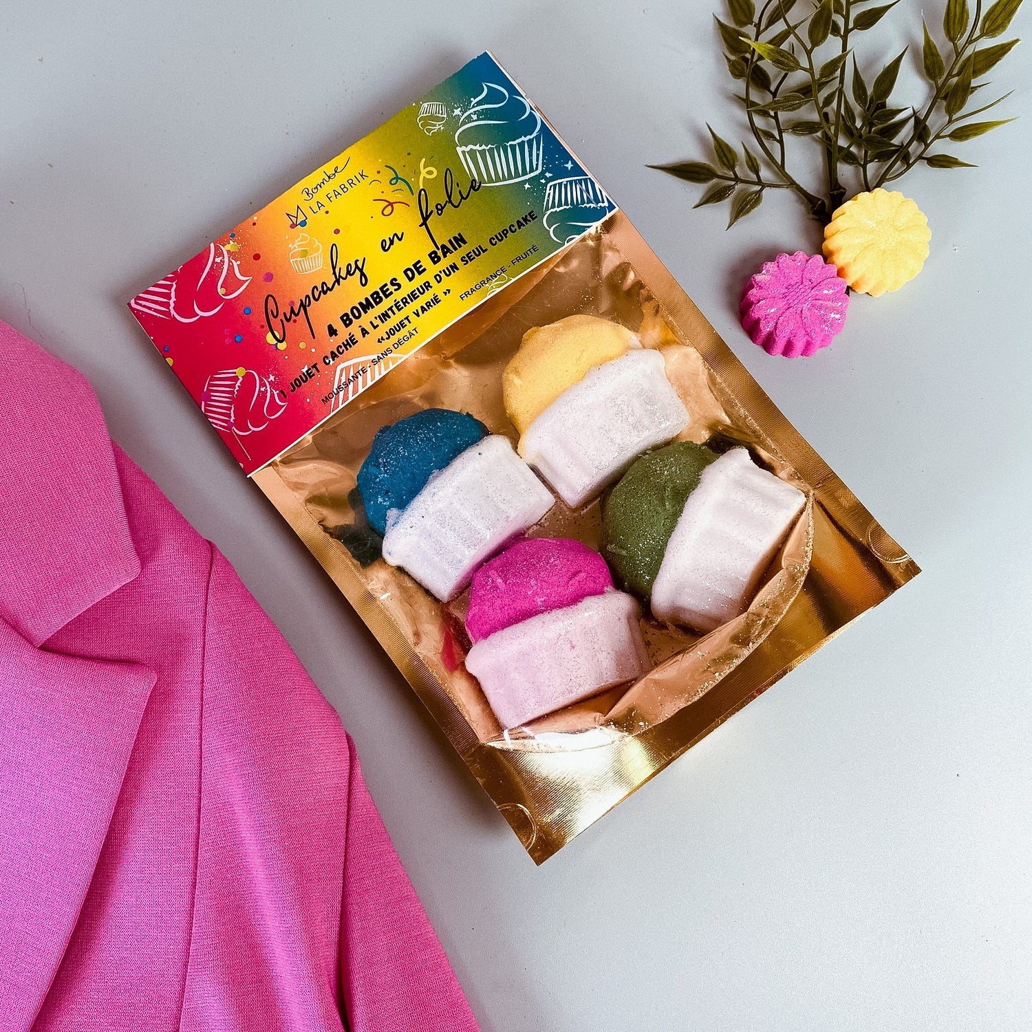 Bombes de bain Cupcakes en folie - La Fabrik