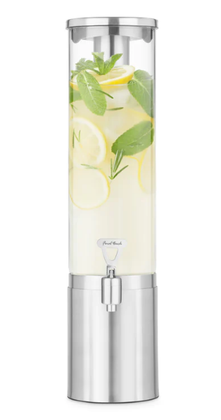 2.5L Stainless Steel and Glass Drink Dispenser - Final Touch