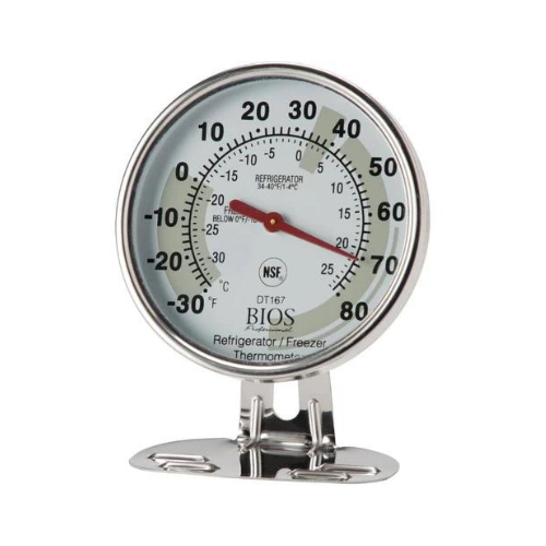 Dual Refrigerator and Freezer Thermometer - Bios