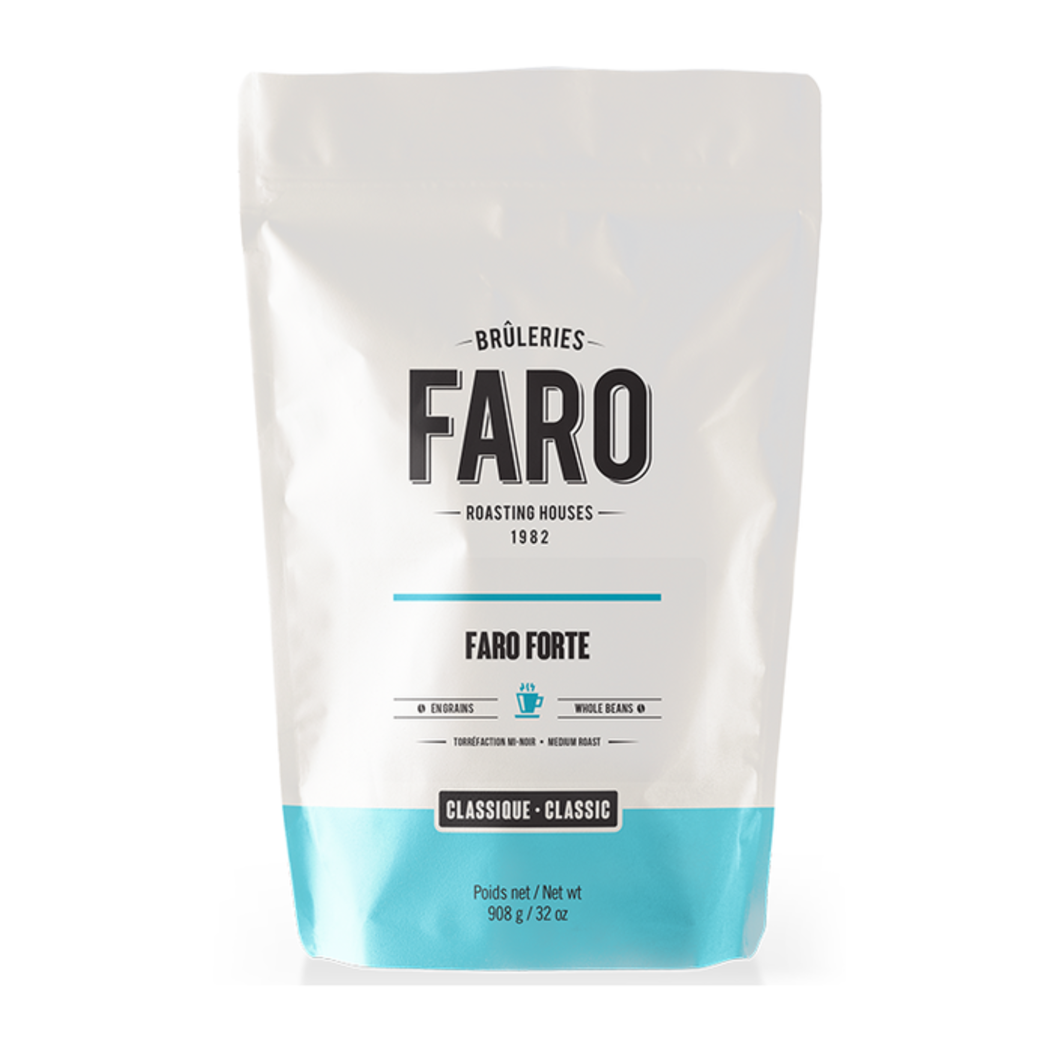 Forté espresso coffee beans 908g - Faro