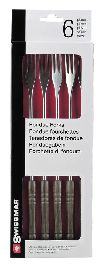 Ensemble de 6 fourchettes à fondue au fromage - Swissmar