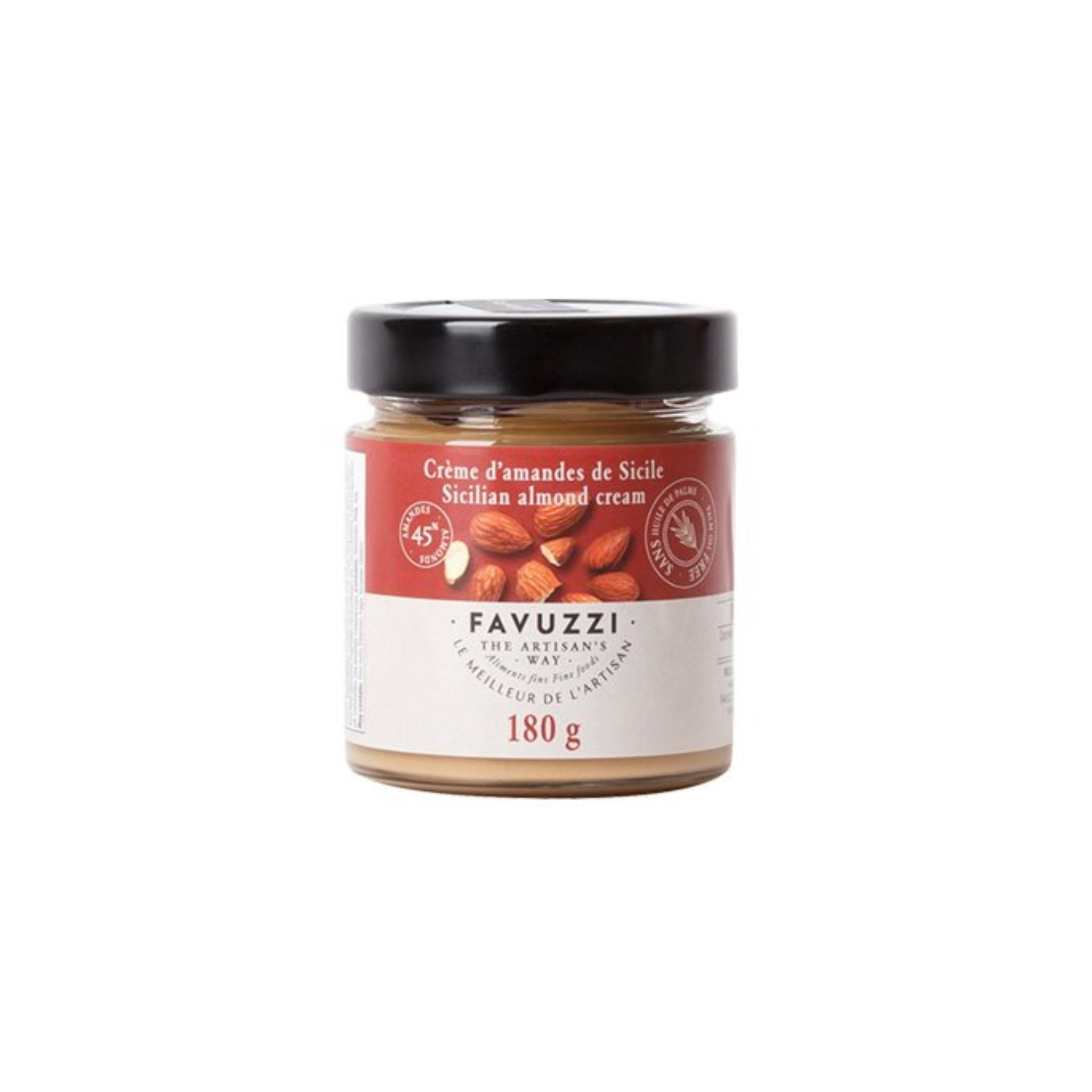 Crème d'amandes de Sicile 180 g - Favuzzi