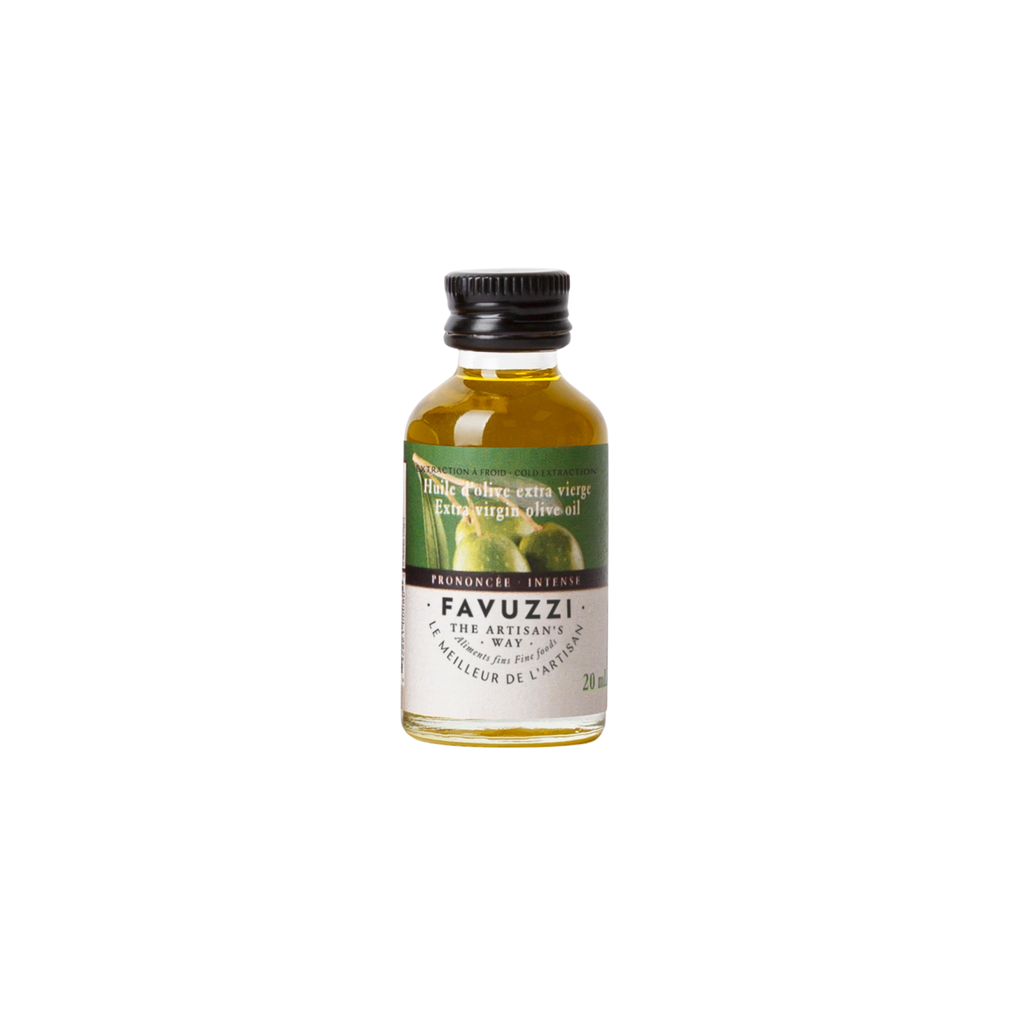 Mini huile d'olive extra vierge Prononcée 20 ml - Favuzzi