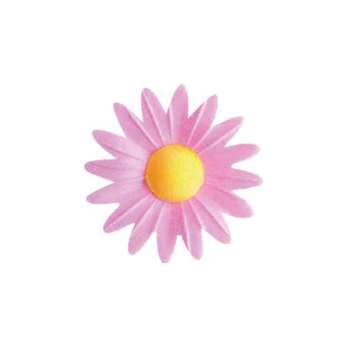 Marguerites roses en azyme comestibles 100 unités
