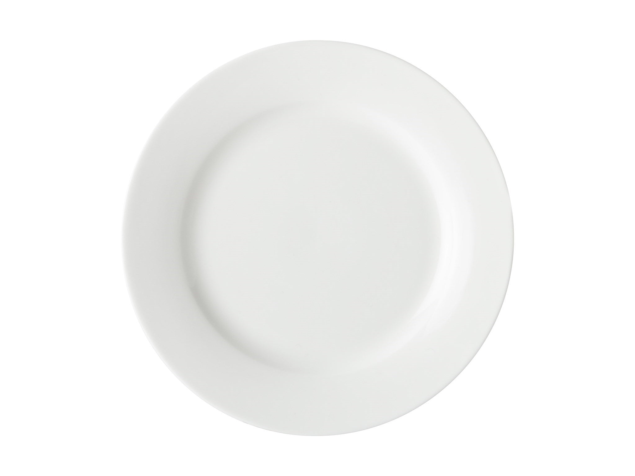 White ceramic plate, various sizes