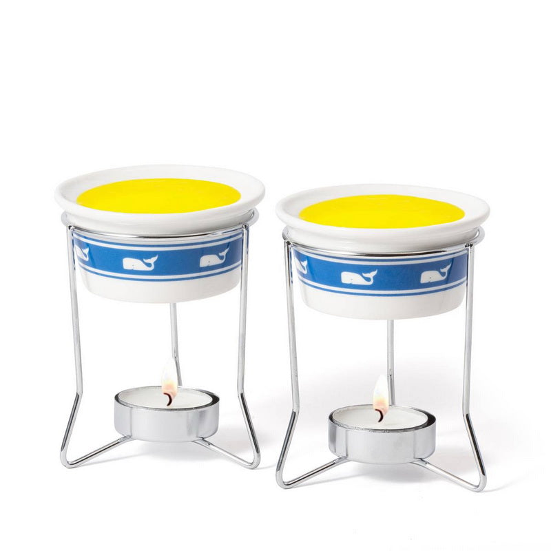 Ensemble de 2 réchauds à beurre