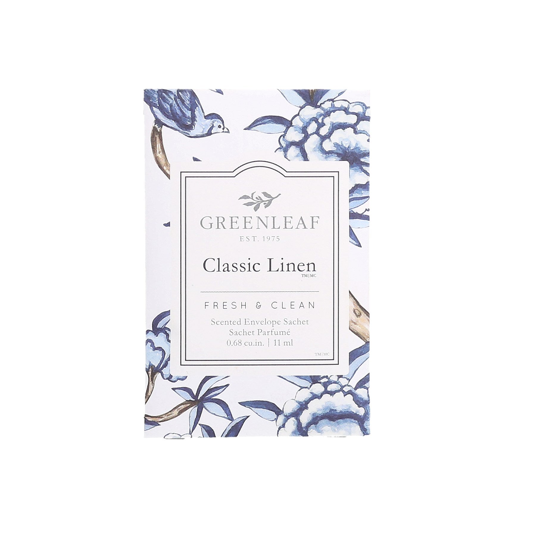 Sachet parfumé Lin classique 11ml - Greenleaf