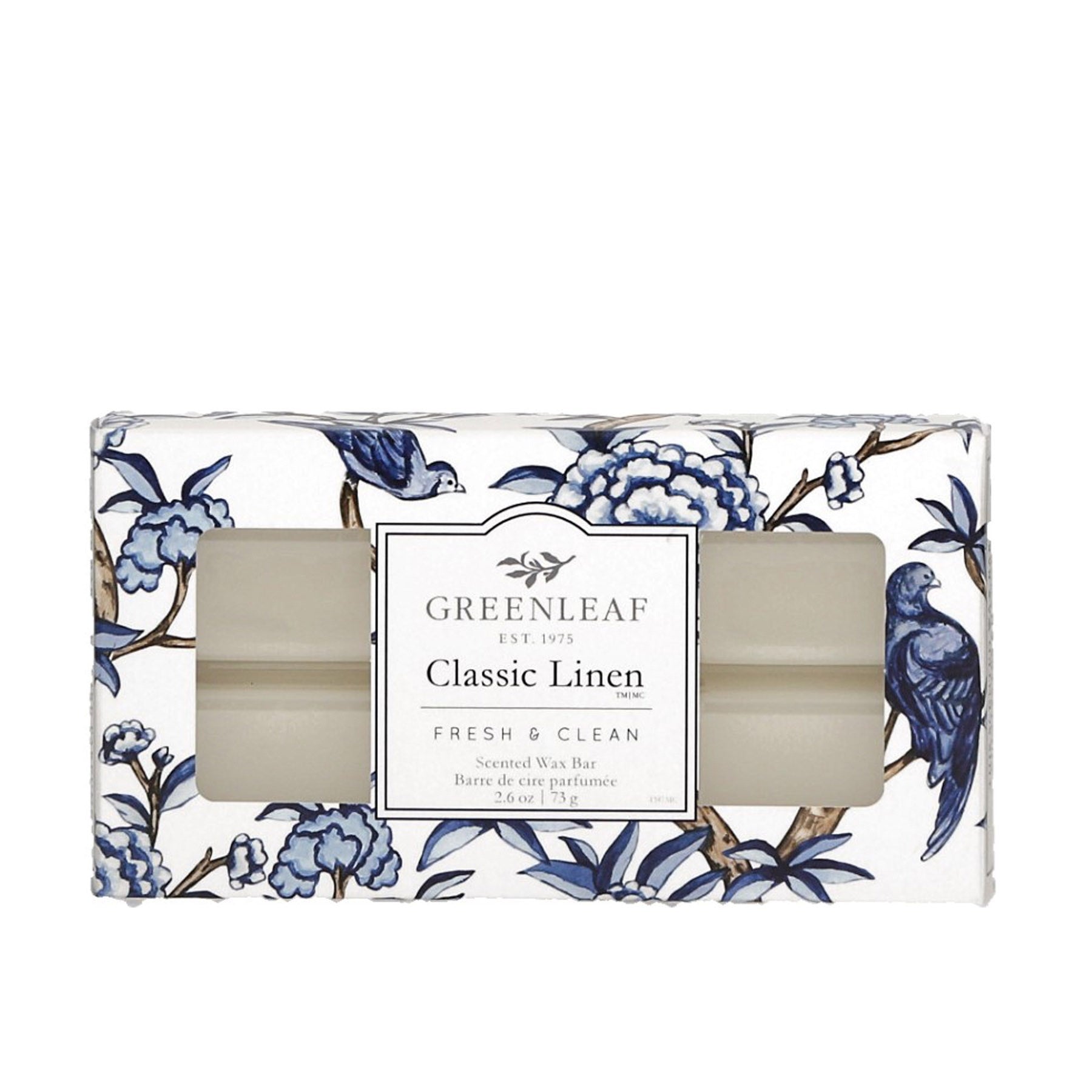 Barre de cire parfumée Lin classique 73g - Greenleaf