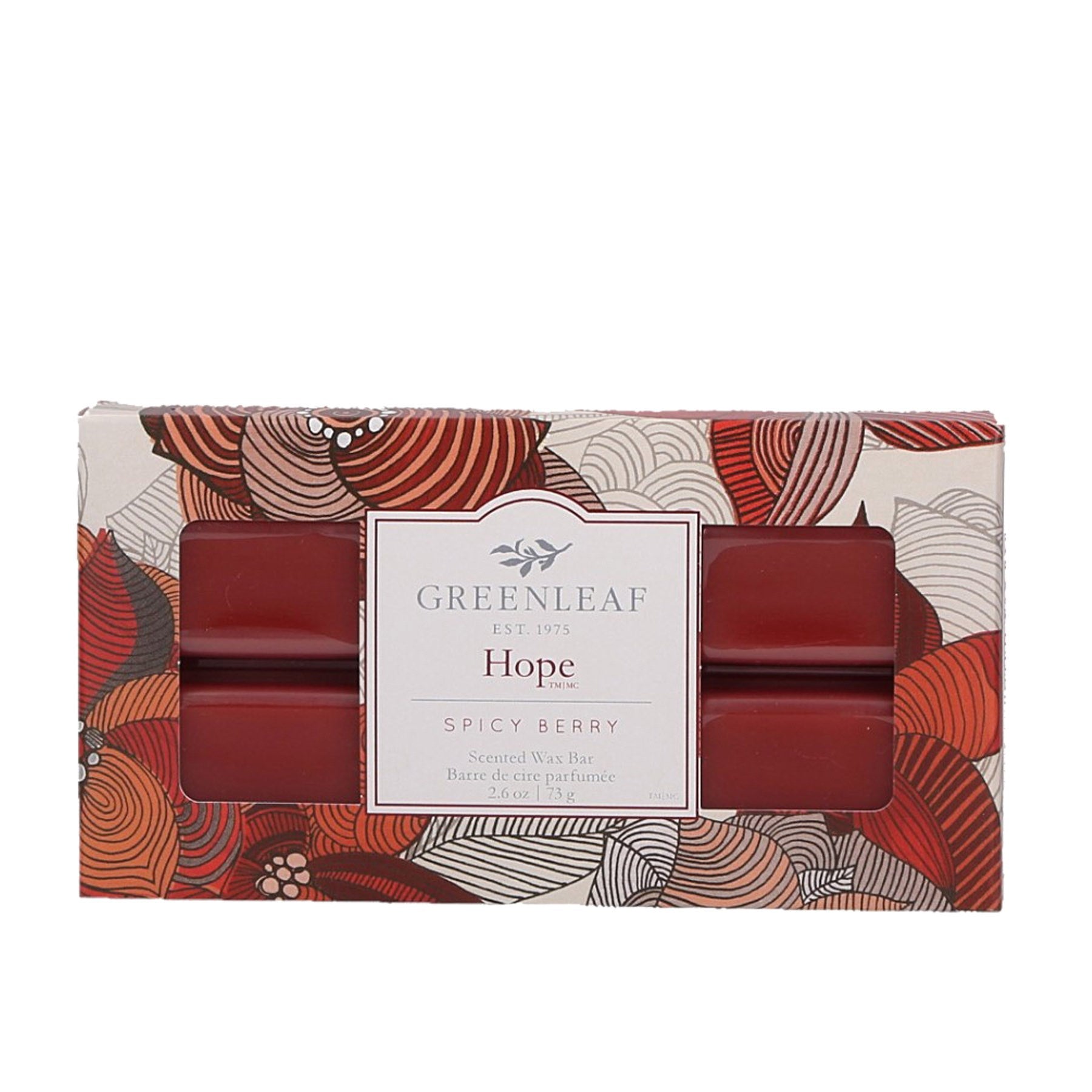 Barre de cire parfumée Hope 73g - Greenleaf