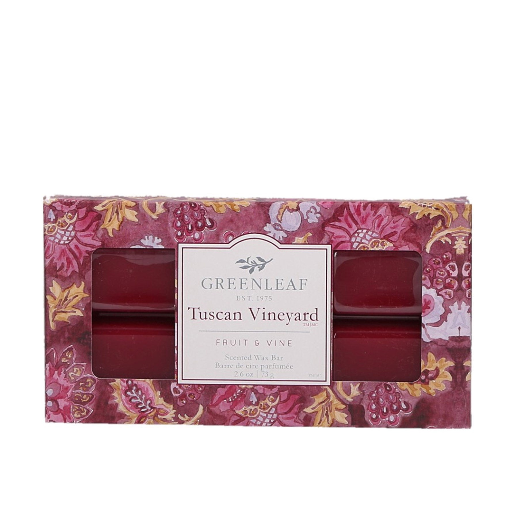 Barre de cire parfumée Toscane 73g - Greenleaf