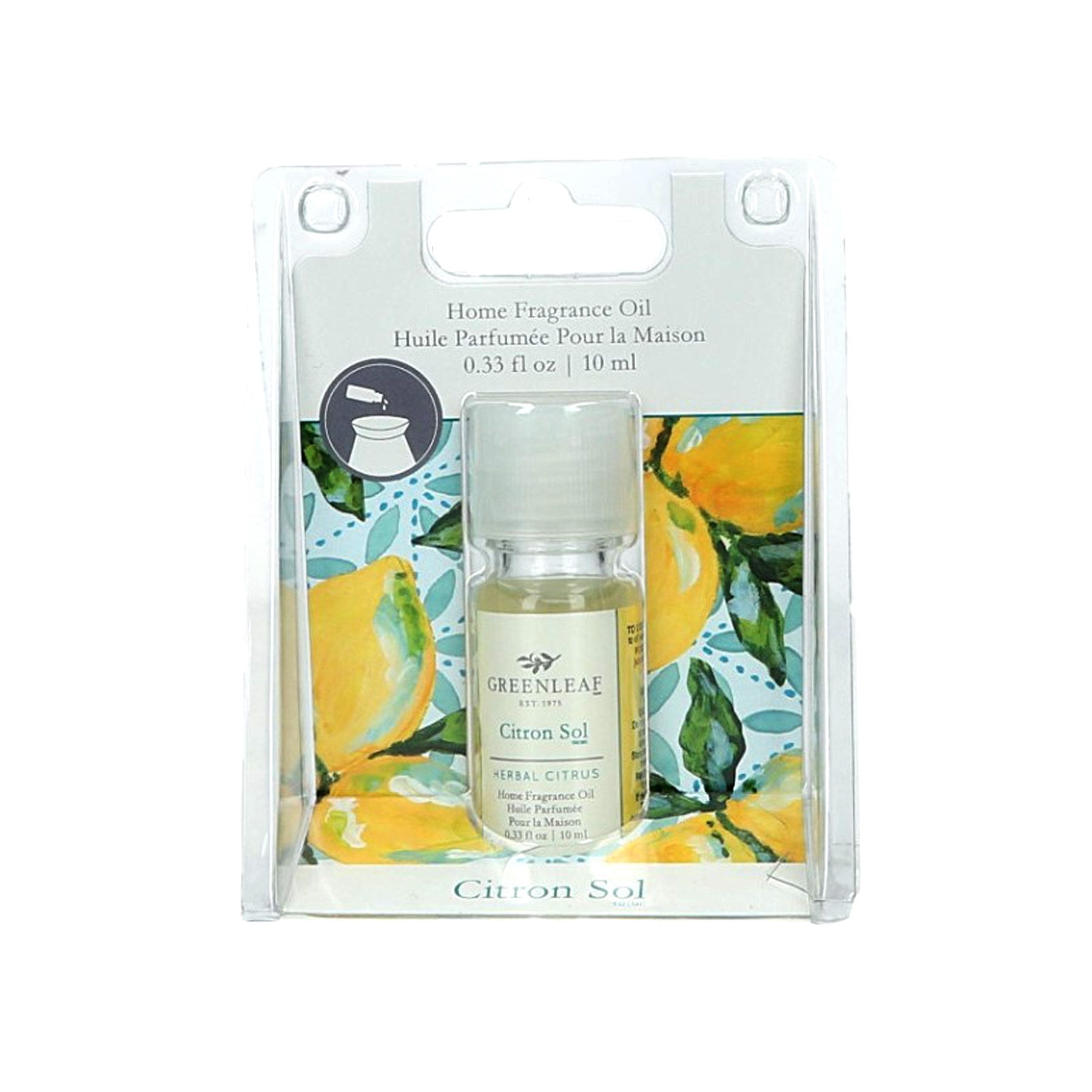 Huile parfumée Sol Citron 10ml - Greenleaf