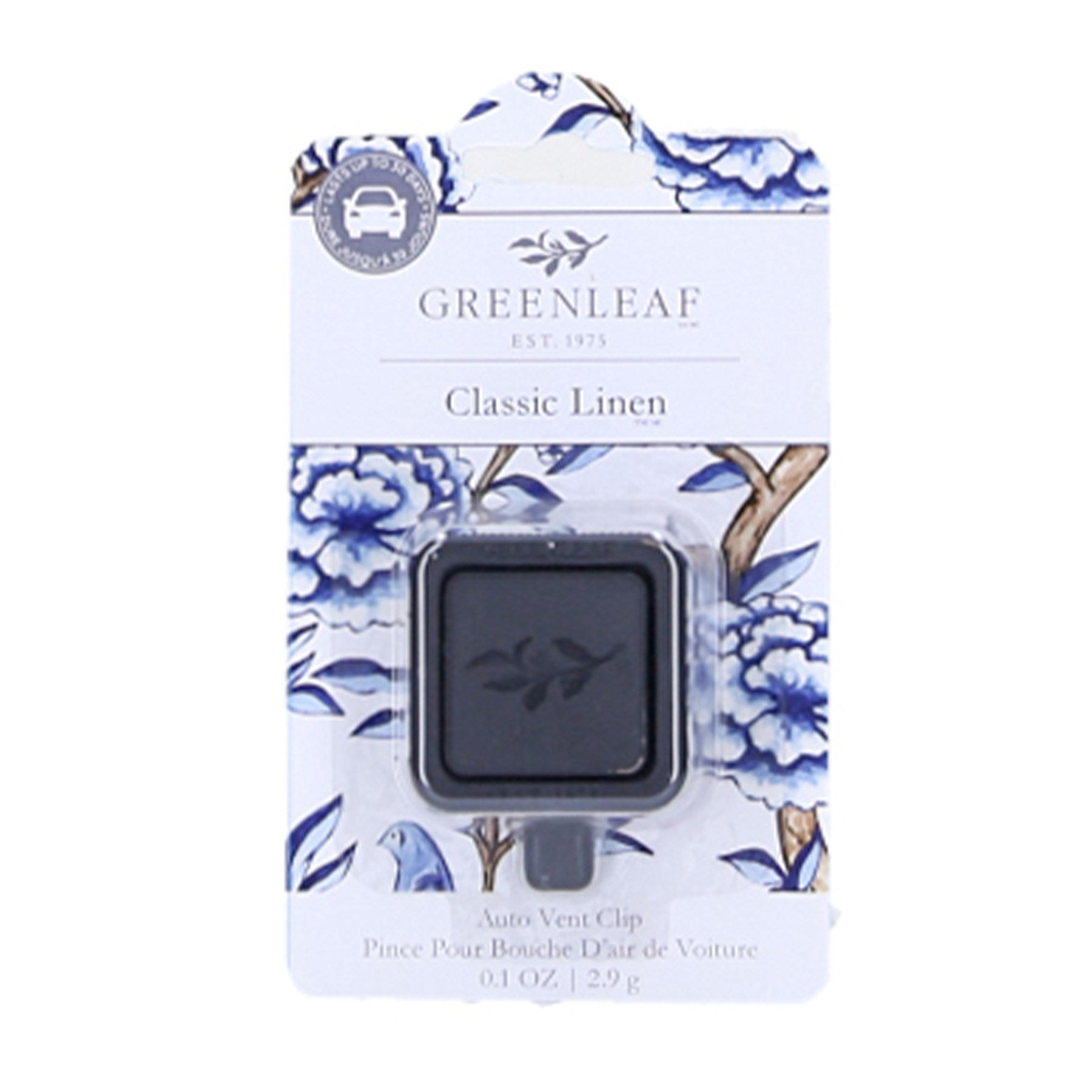 Diffuseur pour voiture Lin classique 2.9g - Greenleaf