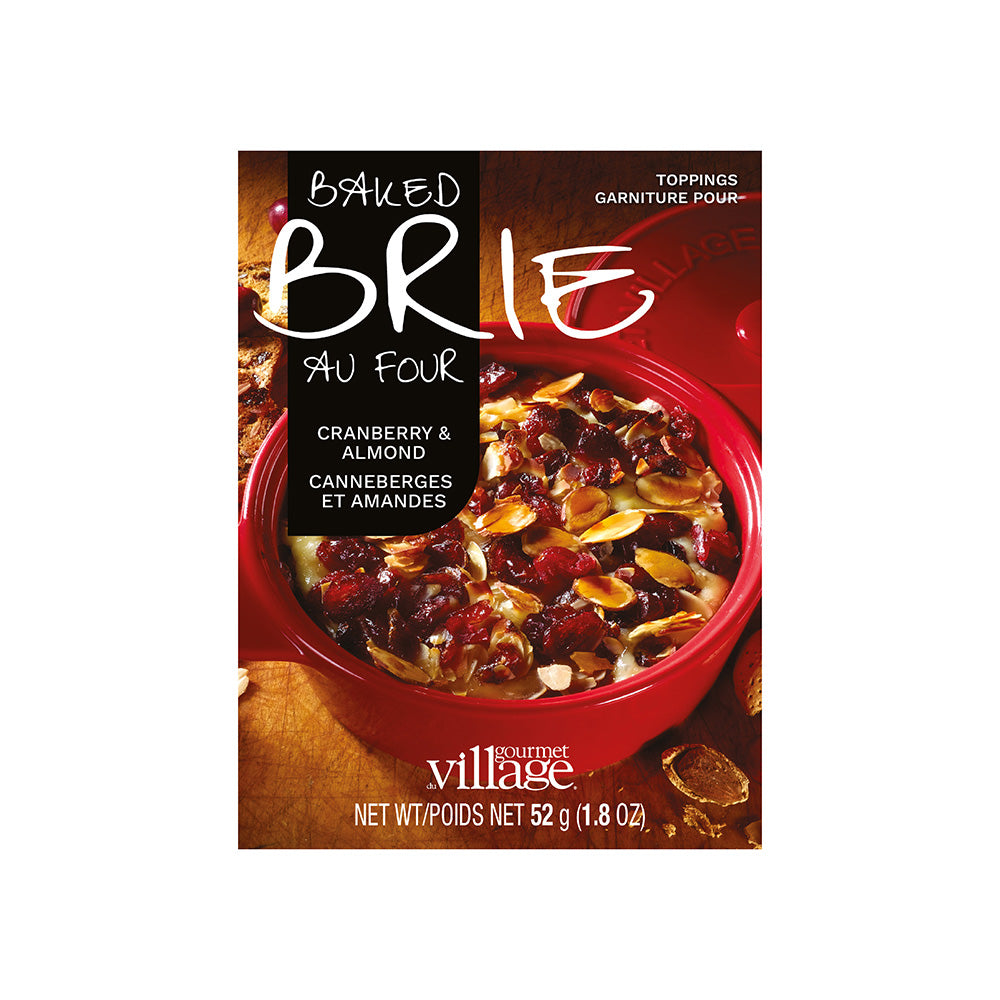 Mélange pour brie Canneberges et Amandes 52g - Gourmet du village