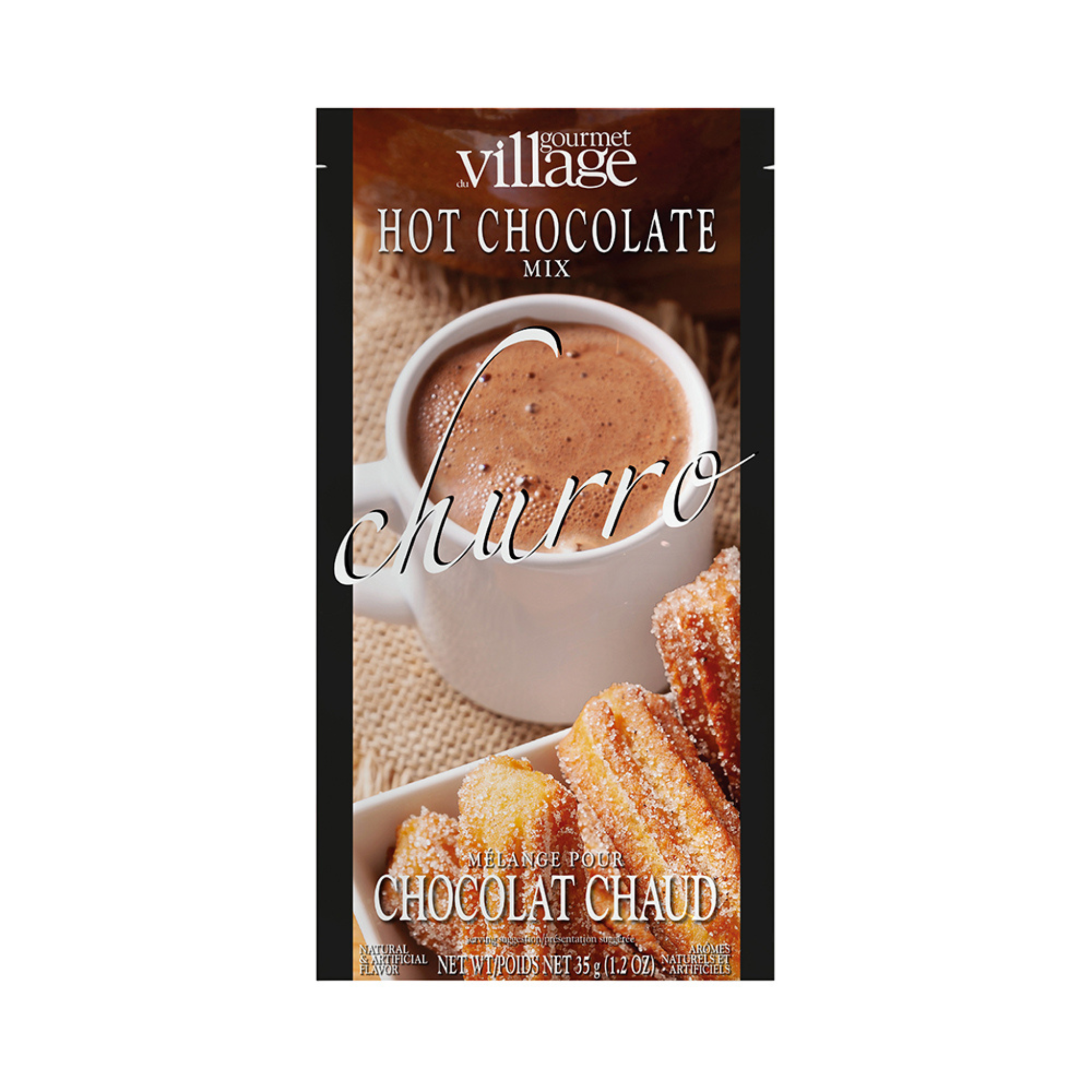 Mélange pour chocolat chaud Churros 35g - Gourmet du village