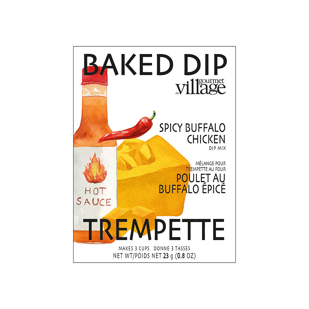Mélange à trempette au poulet Buffalo épicé 23g - Gourmet du village