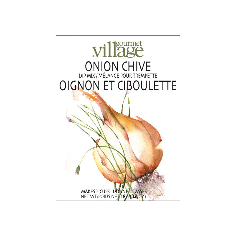 Mélange à trempette Oignon et ciboulette 18g - Gourmet du village