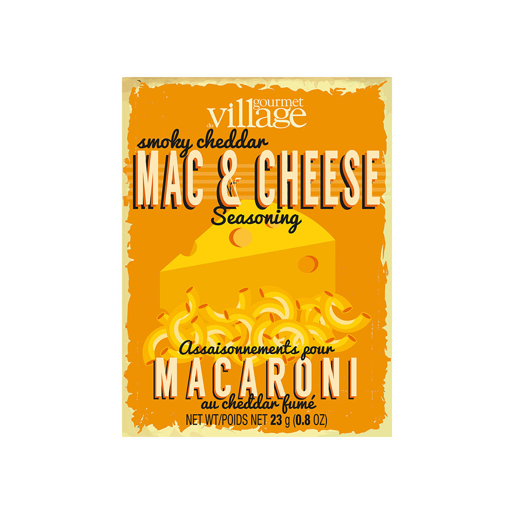 Mélange d'assaisonnement Macaroni au fromage Cheddar fumé 23g - Gourmet du village