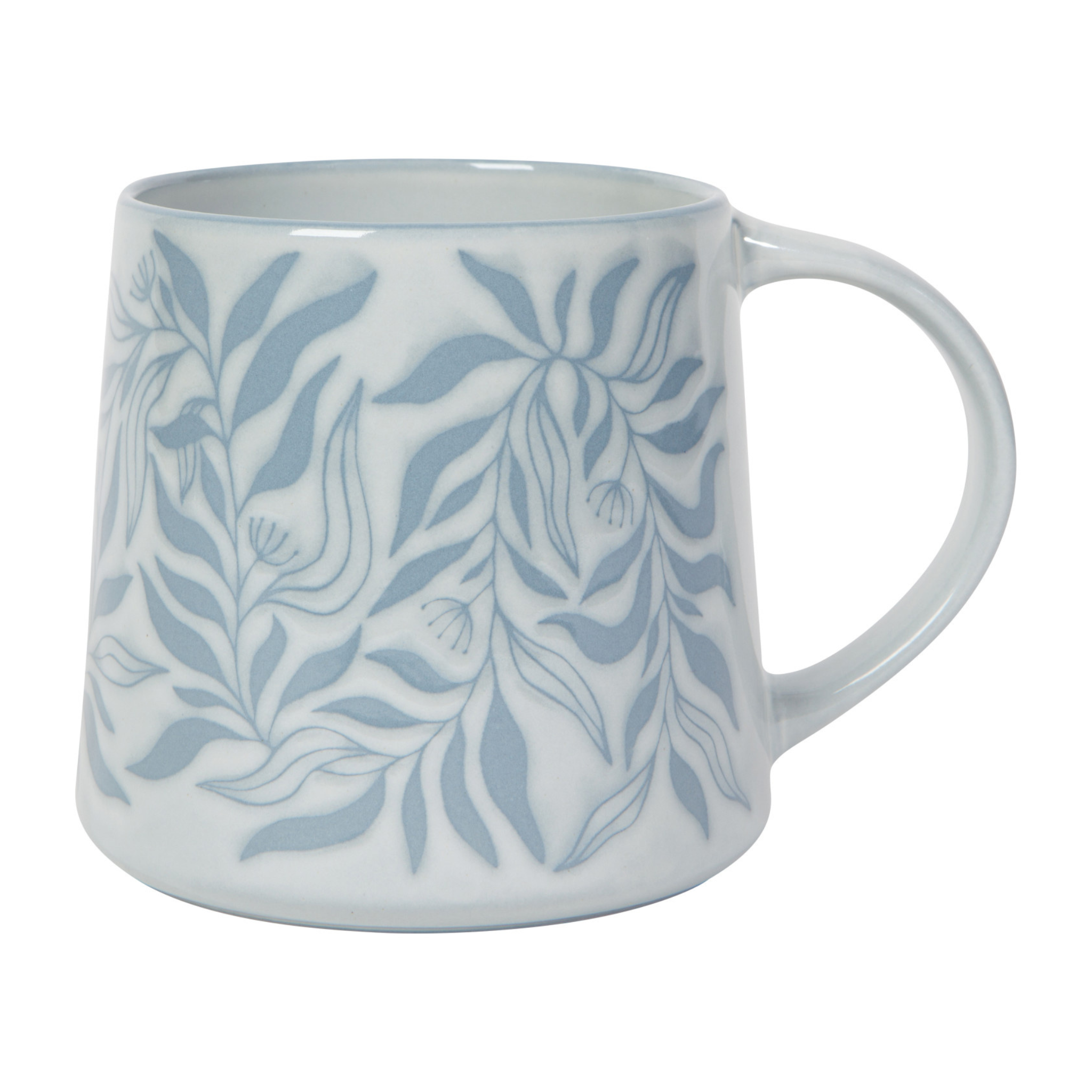 Tasse à motif botanique Bleu 20 oz - Danica