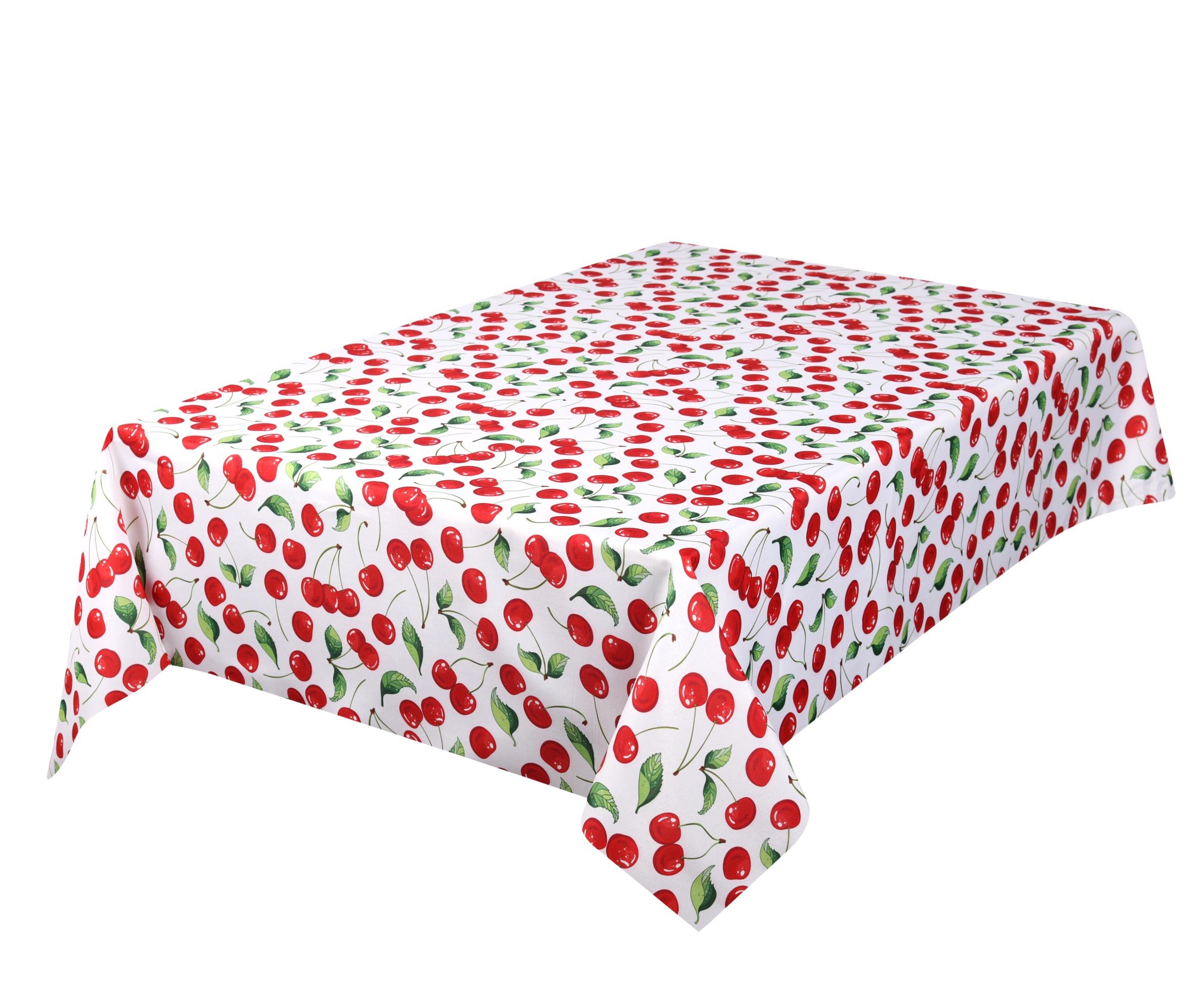 Nappe rectangulaire Cerises Grandeurs variées