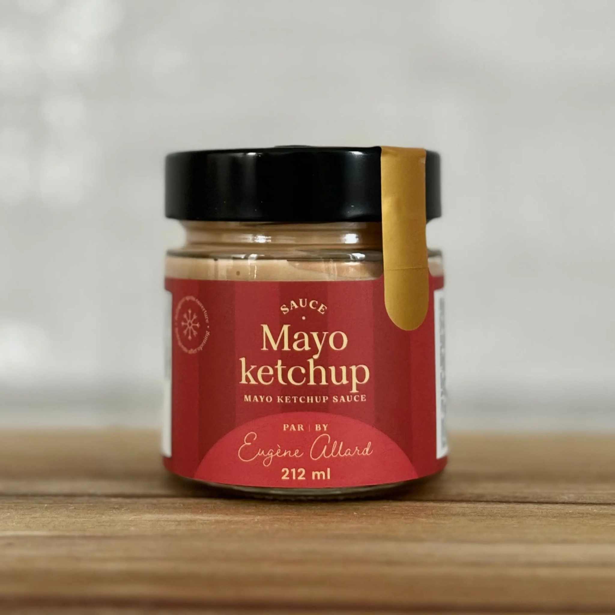 Sauce mayo ketchup Eugène Allard 212 ml bottle for traditional fondue with a sweet and spicy taste