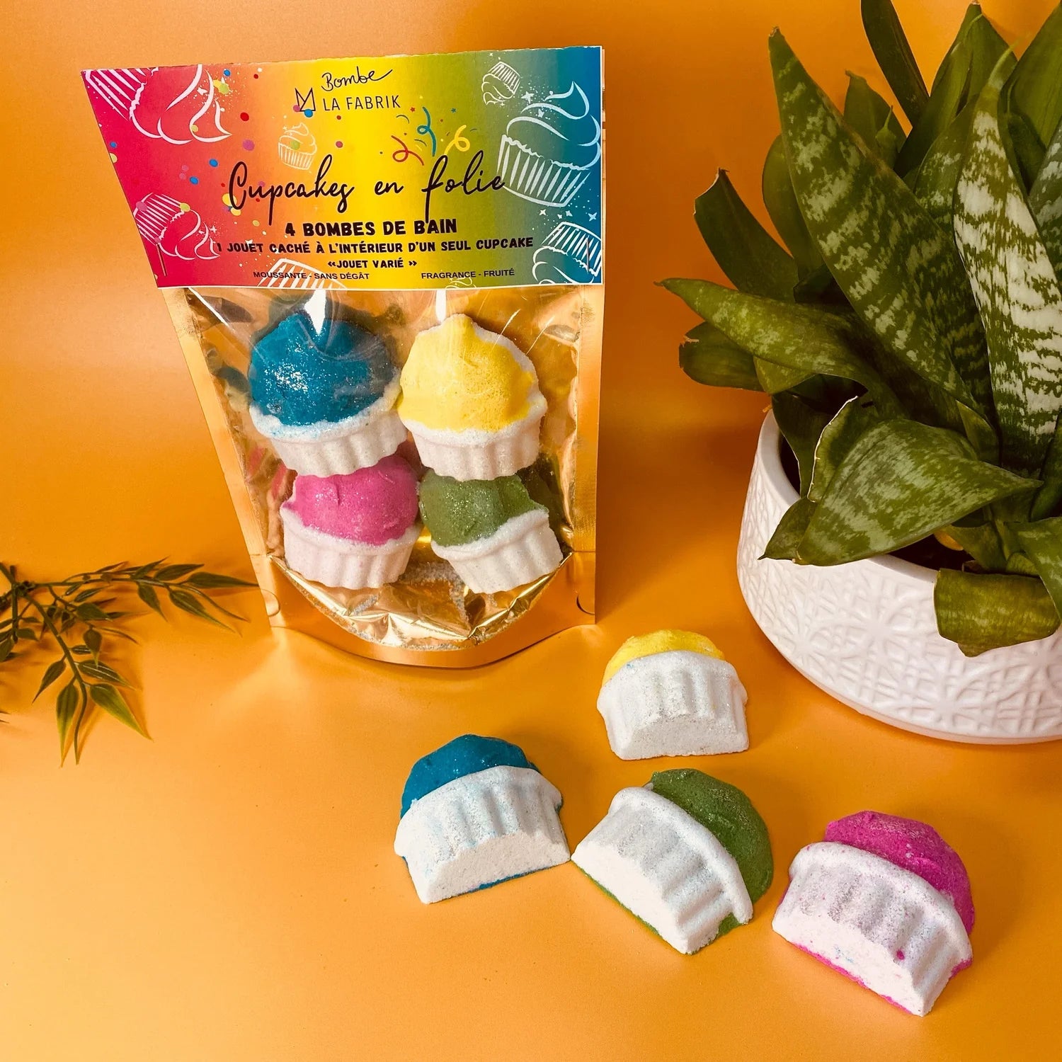 Bombes de bain Cupcakes en folie - La Fabrik