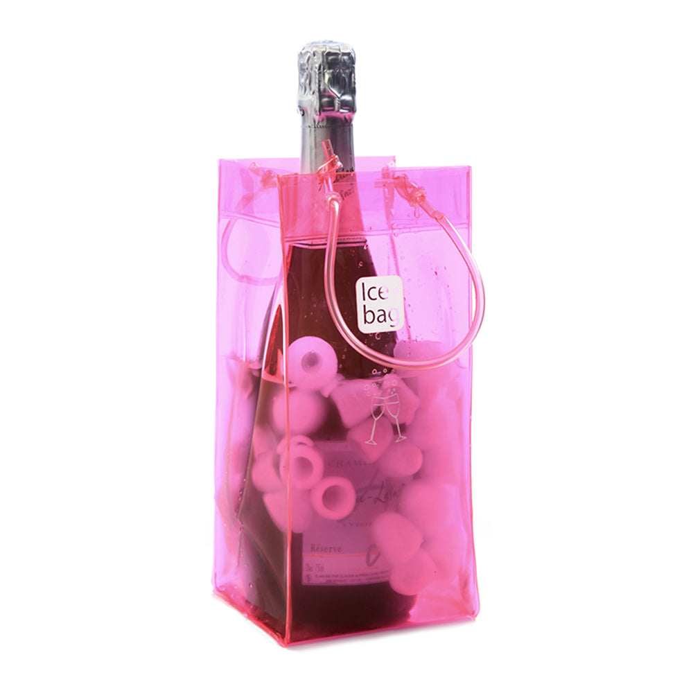 Sac à glace réutilisable pour bouteille de vin Rose