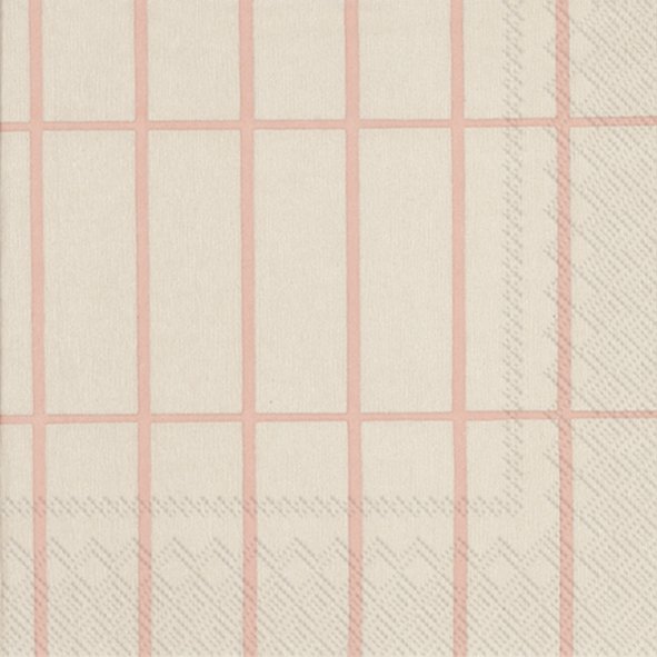 Ensemble de 20 serviettes de table en papier Rosé