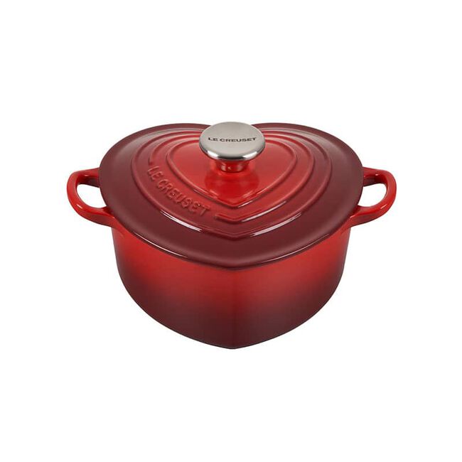 Cocotte en forme de cœur Cerise 1.9L - Le Creuset