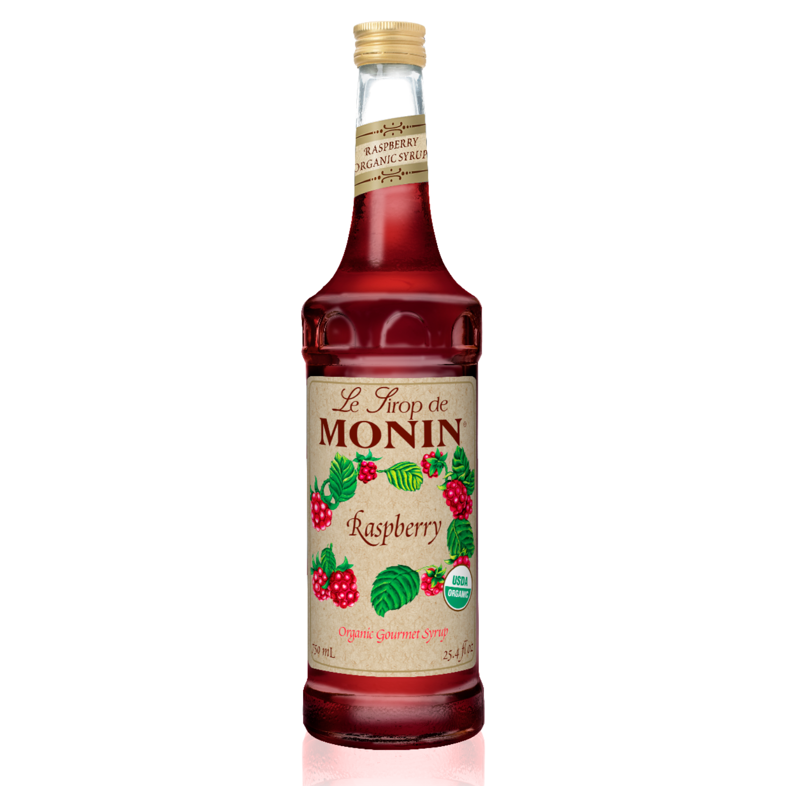 Organic Raspberry Syrup 750ml - Monin