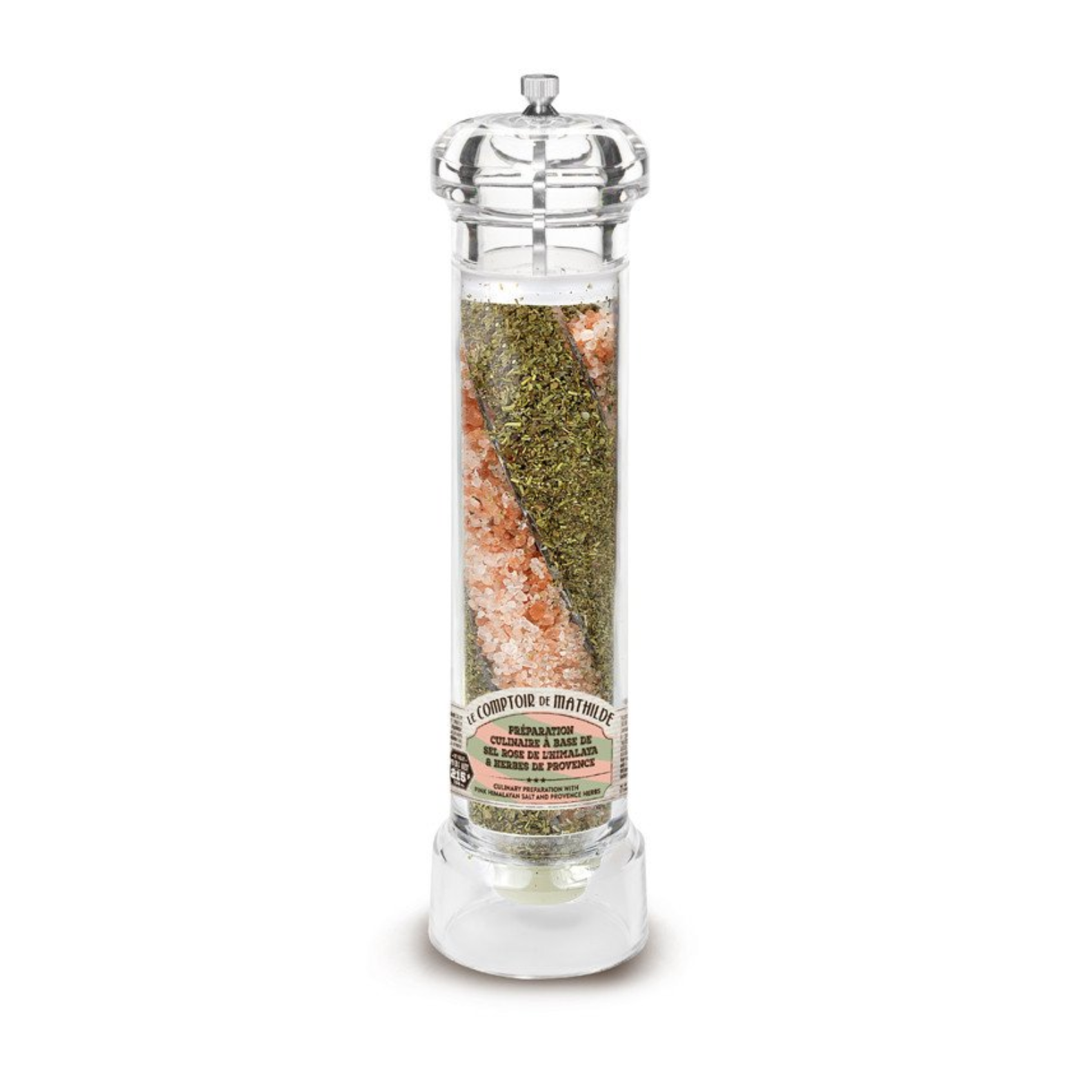 Moulin Sel rose de l'Himalaya et herbes de Provence