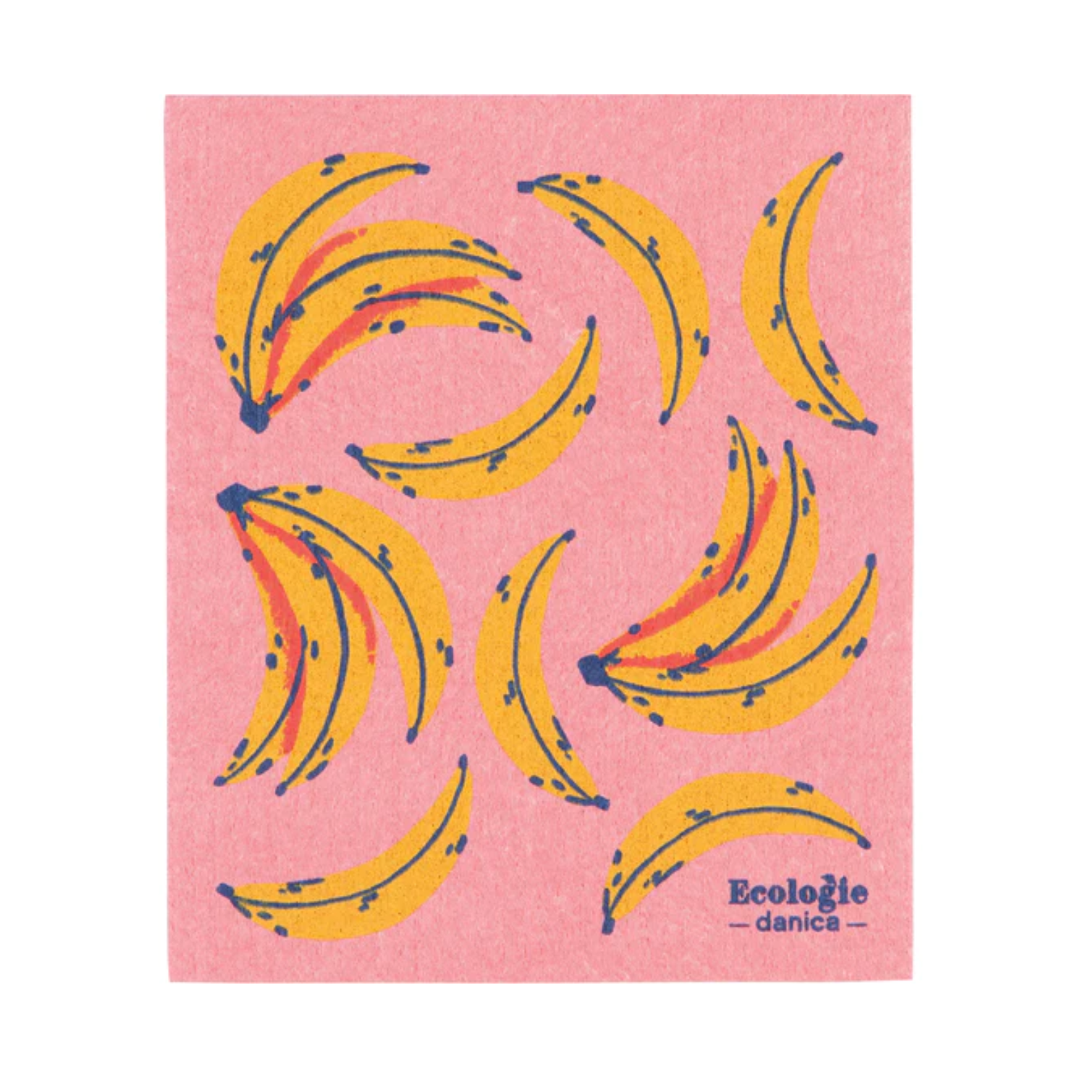 Essuie-tout réutilisable en fibre de coton Bananes