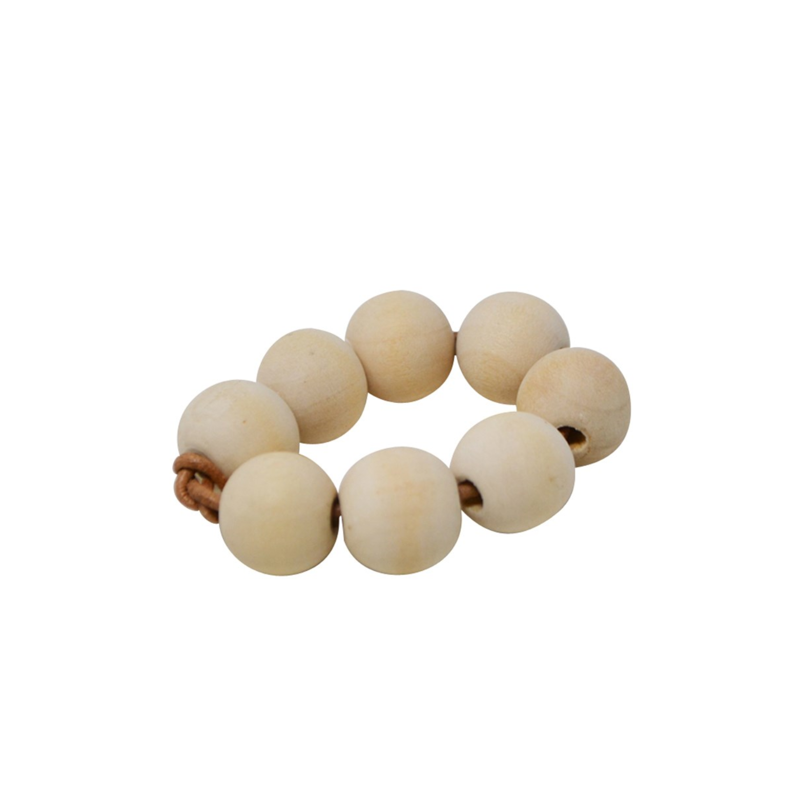 Natural Beads Napkin Ring