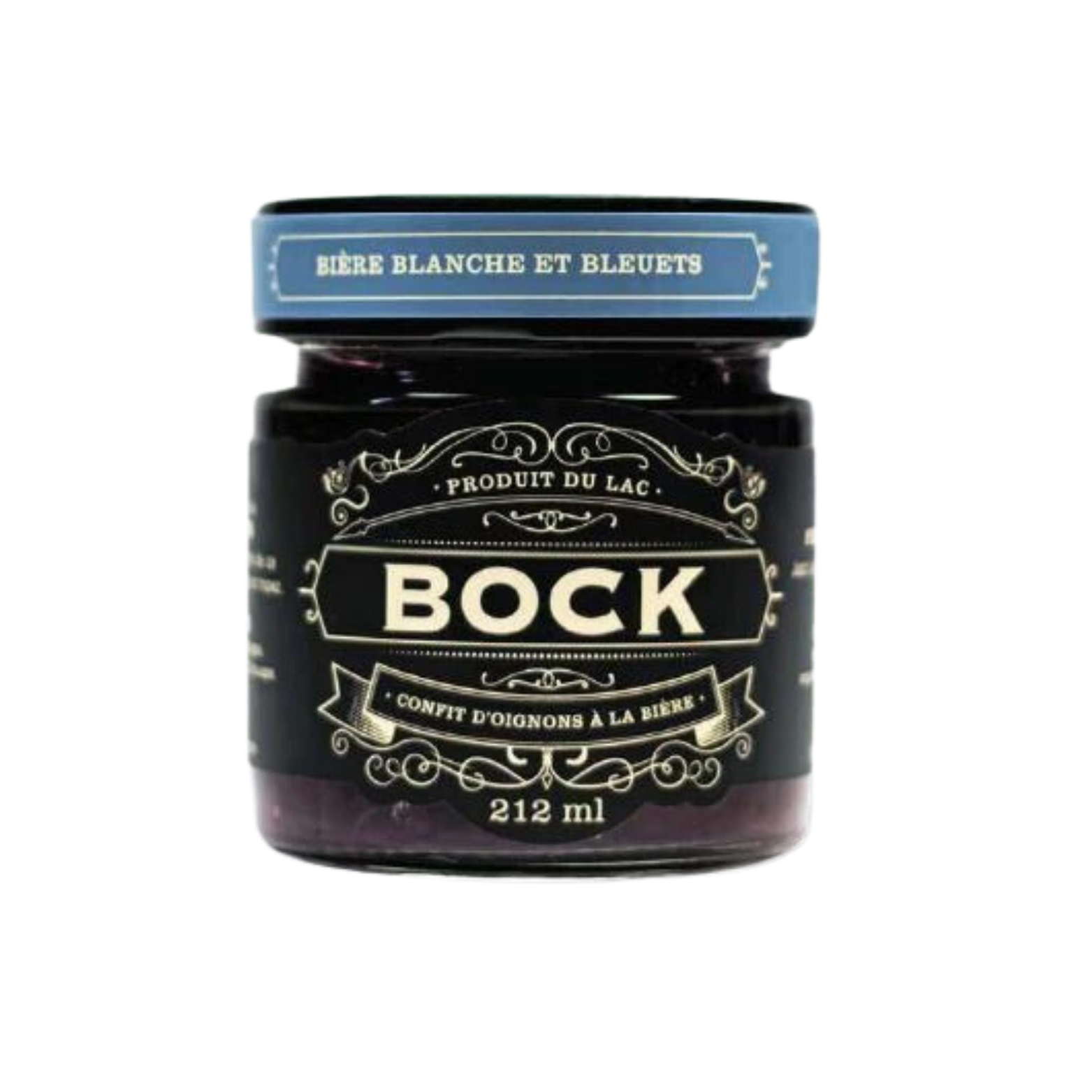 Confit d'oignons à la bière blanche et bleuets 212ml - Camerises Mistouk