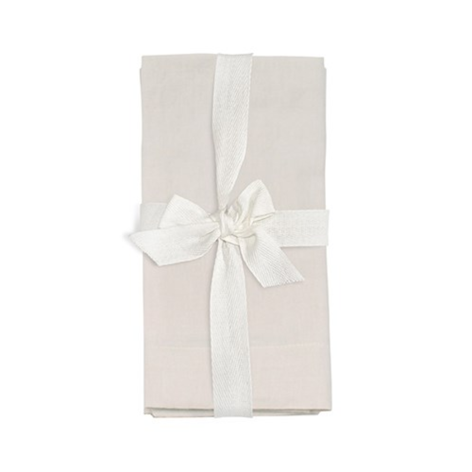 Ensemble de 4 serviettes de table en lin Naturel