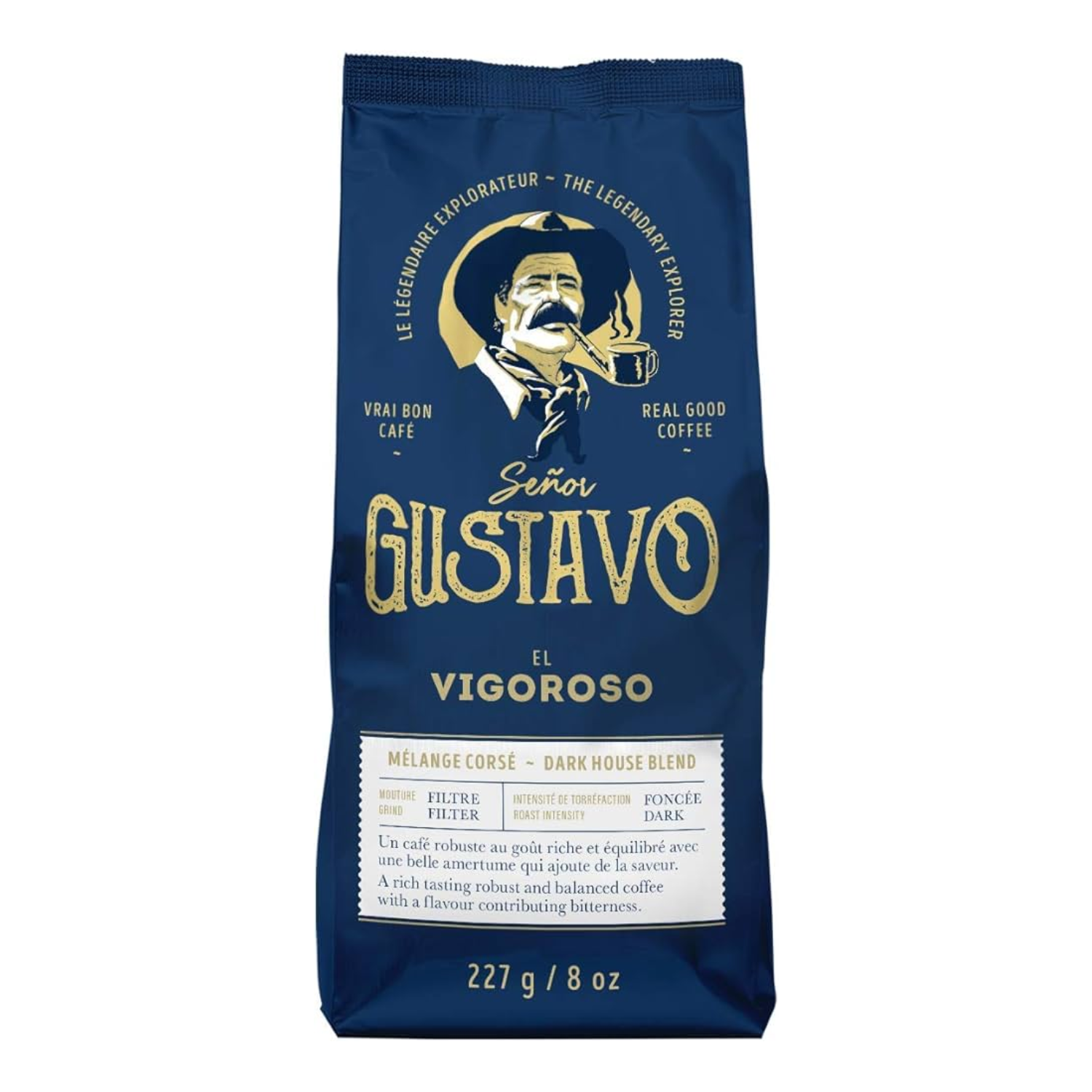 Café filtre El Vigoroso 227g - Gustavo