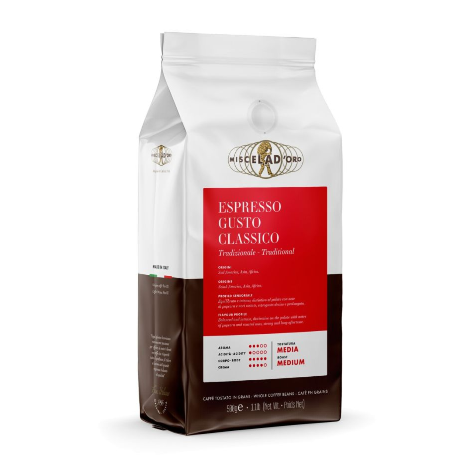 Café en grains Espresso Gusto Classico 500g
