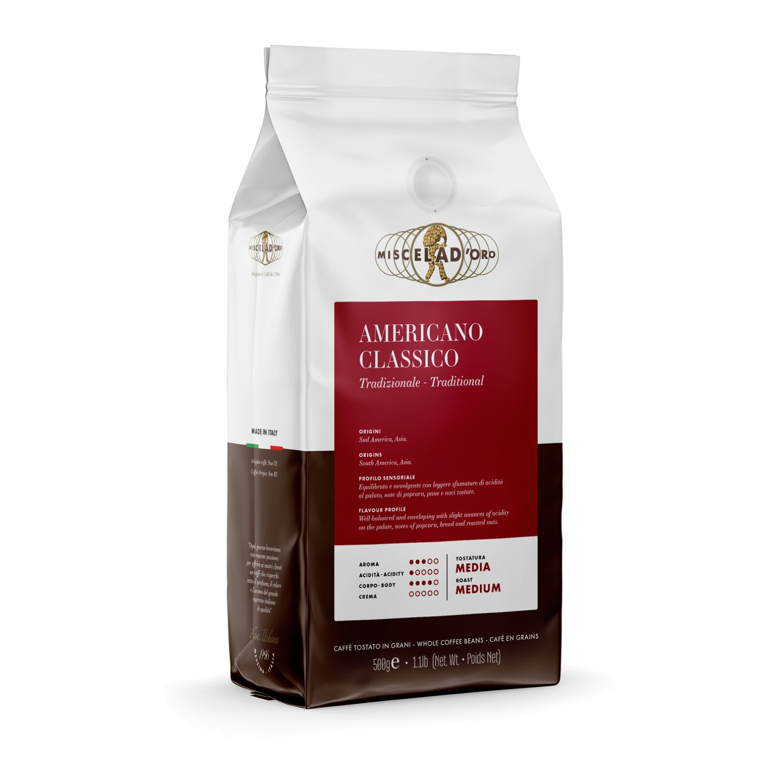 Café en grains Americano Classico 500g
