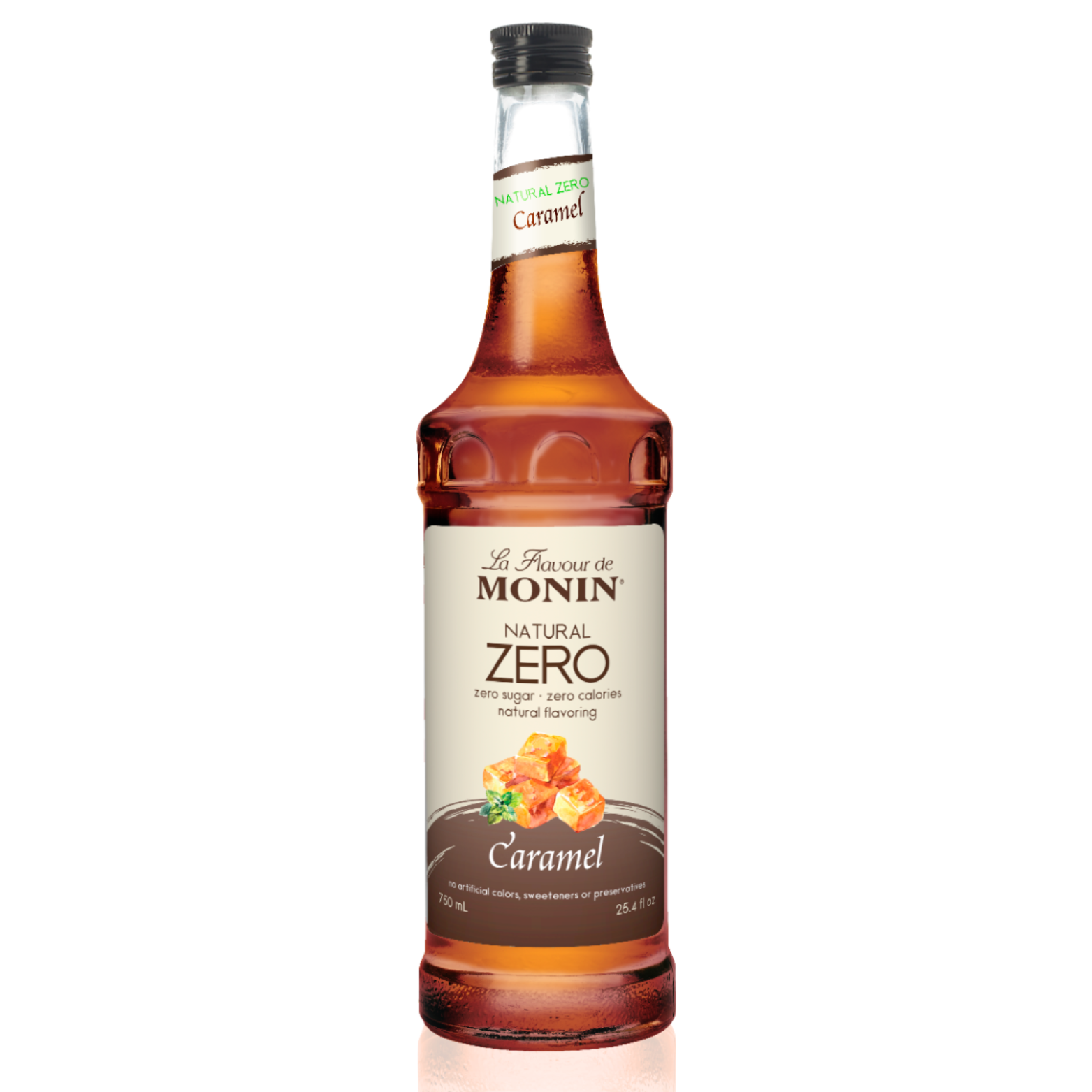 Zero Calorie Caramel Syrup 750ml - Monin