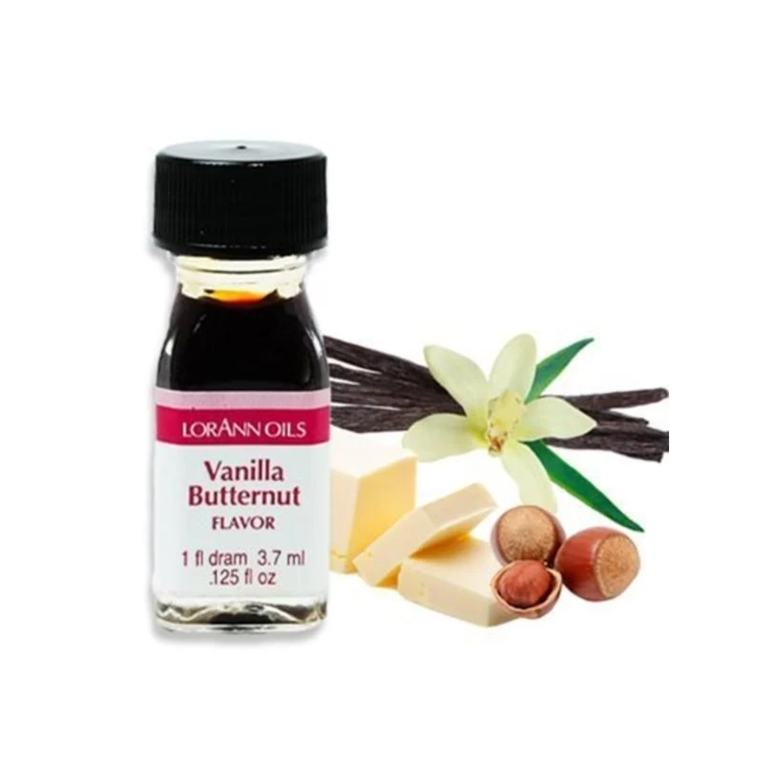 Arôme à saveur de vanille et noix 3,7 ml - LorAnn Oils