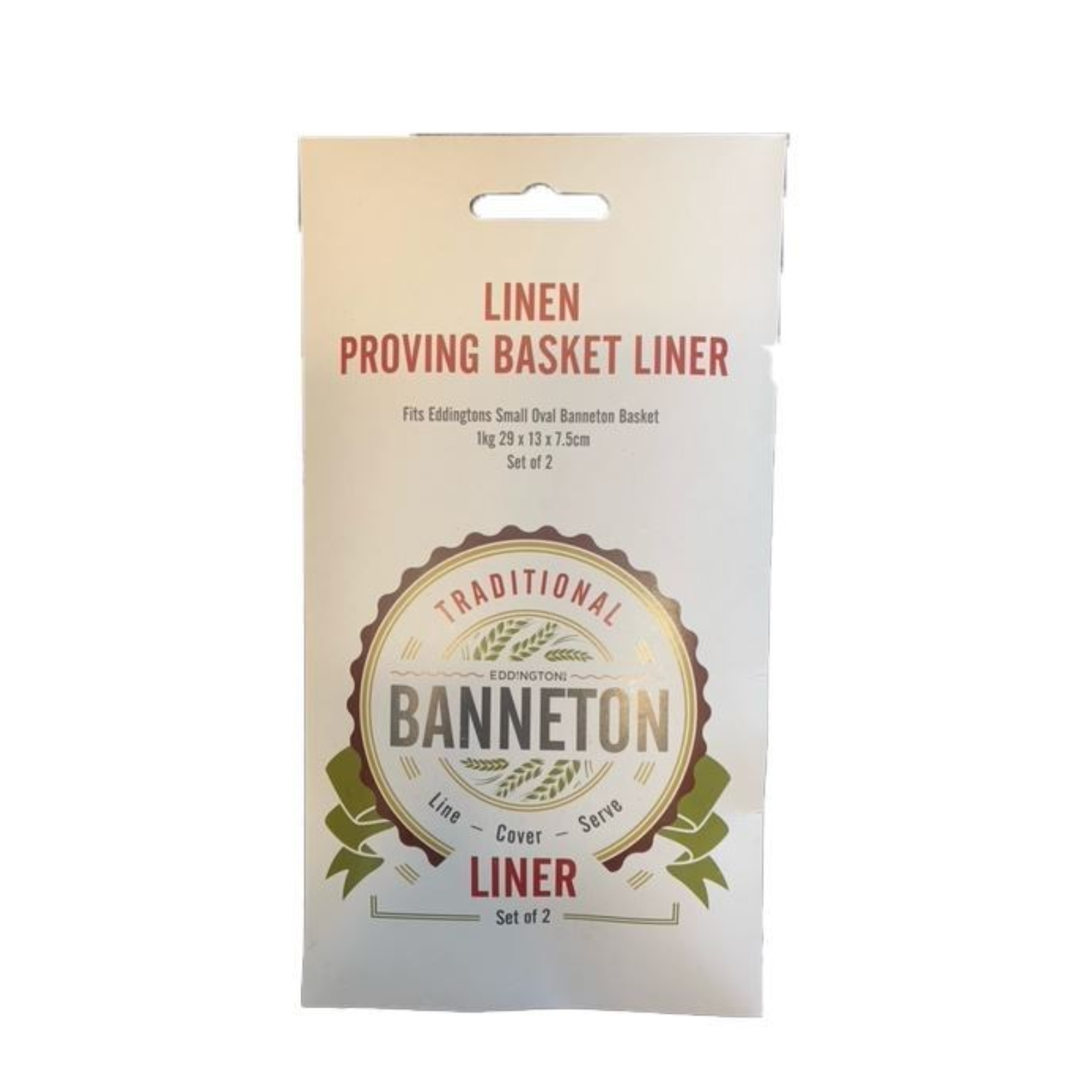 Banneton basket liner 29 x 13 x 7.5 cm