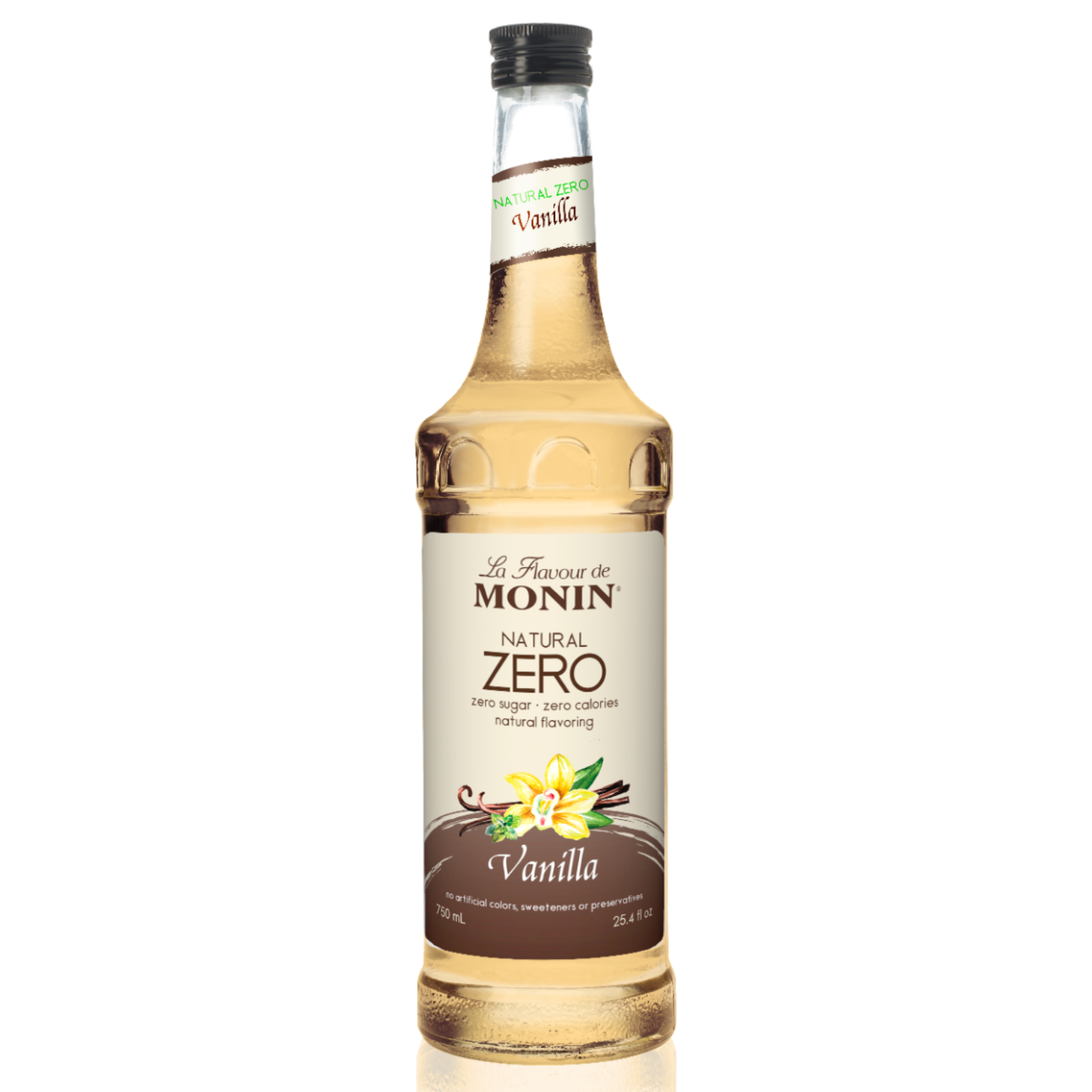 Zero Calorie Vanilla Syrup 750ml - Monin