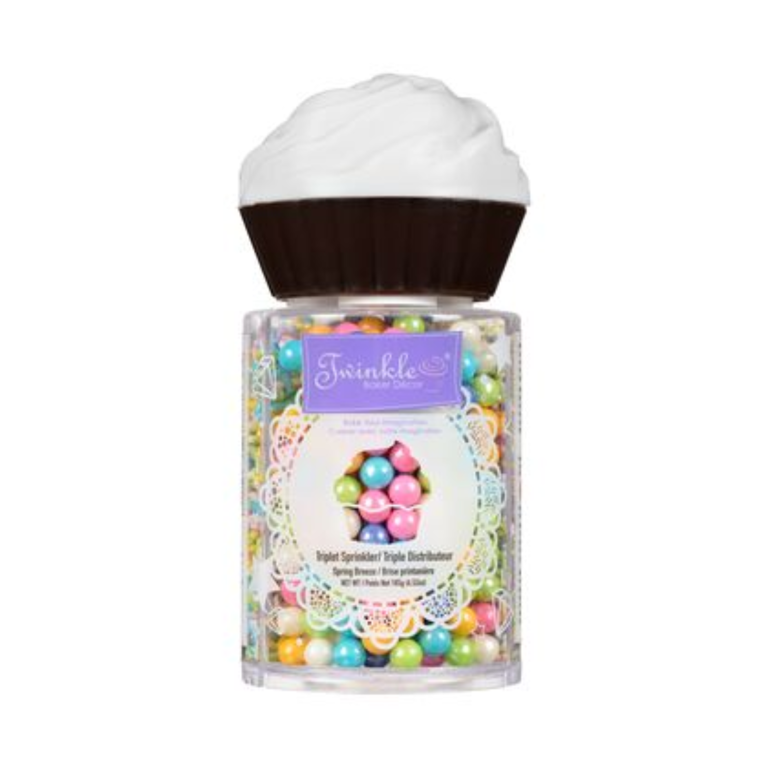 Trio de perles décoratives pour pâtisserie mélange printanier 185g