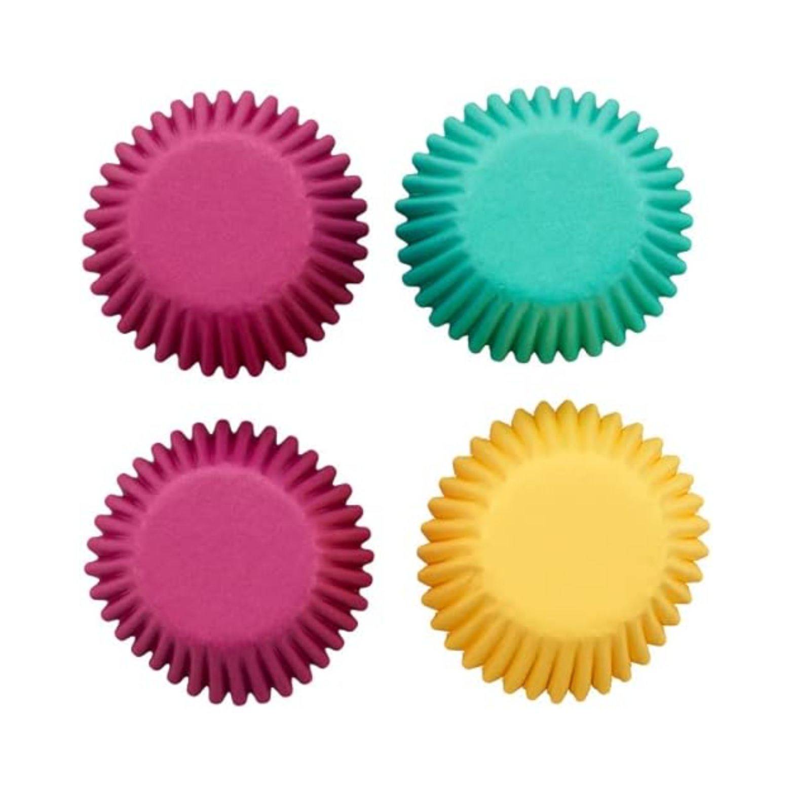 Ensemble de 100 moules à muffins en papier 4 couleurs