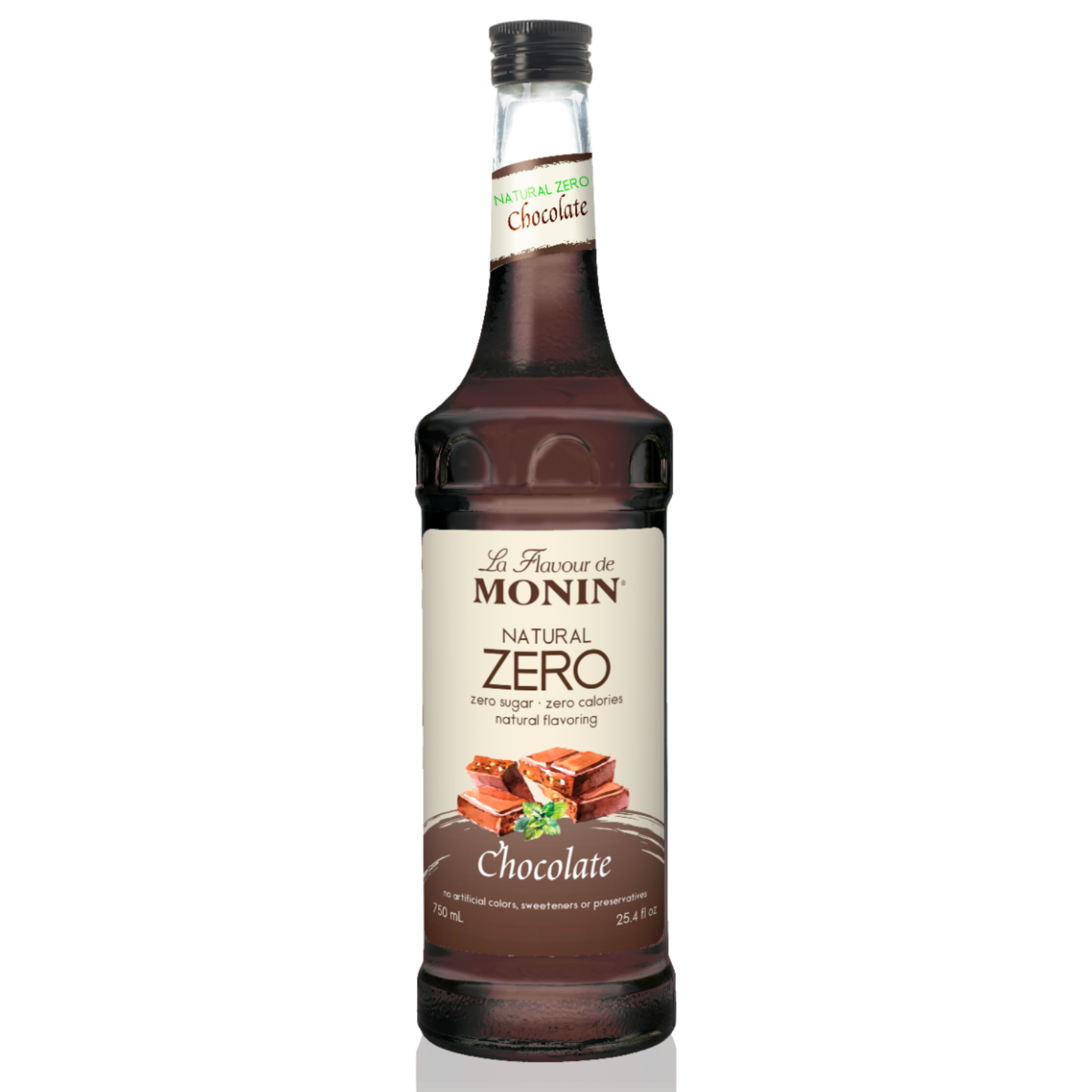 Zero Calorie Chocolate Syrup 750ml - Monin
