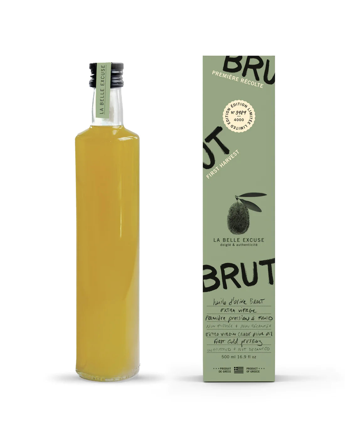 Extra Virgin Olive Oil 500 ml - La Belle Excuse