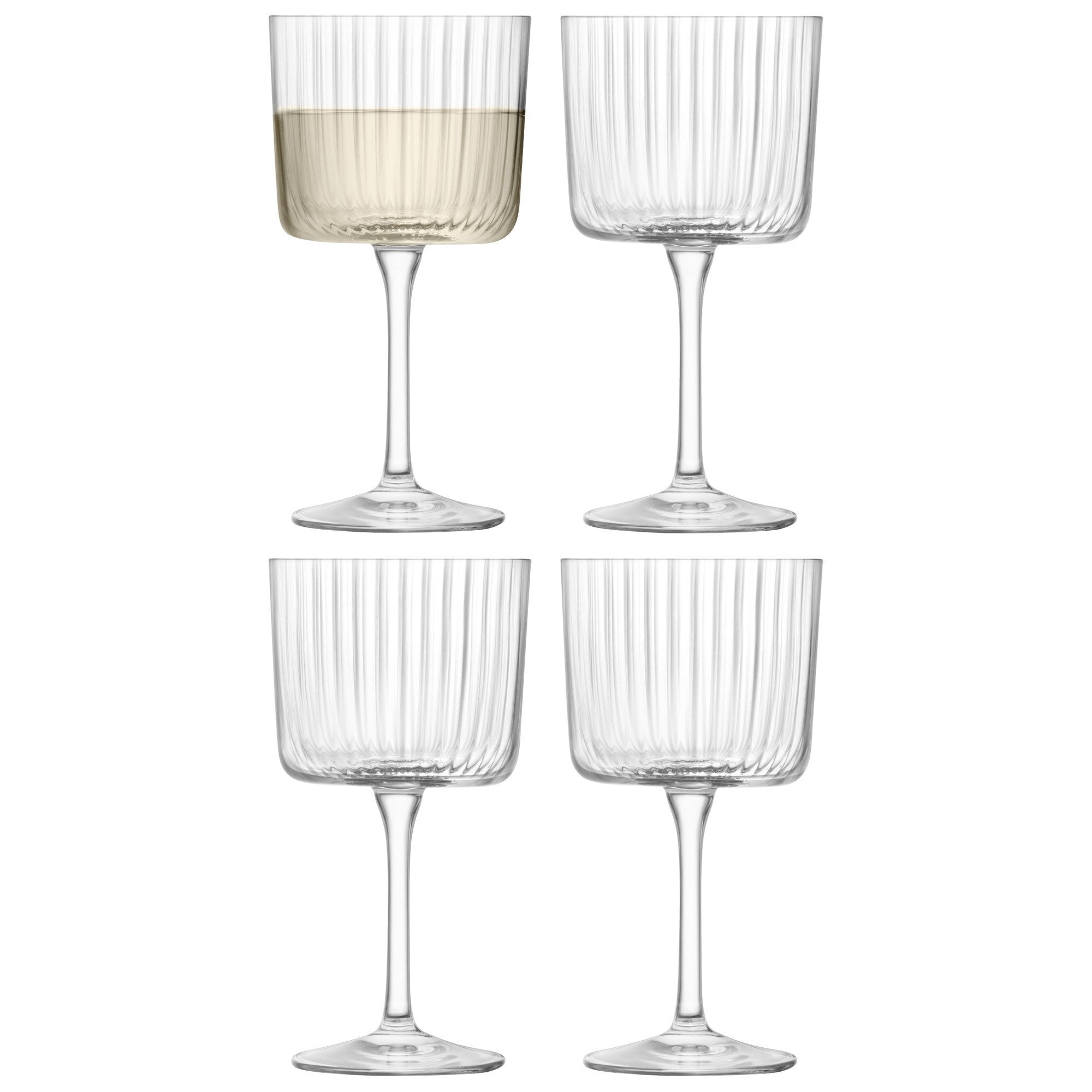 Ensemble de 4 coupes à vin Gio clair 250 ml