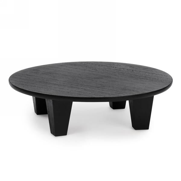 Petit plateau rond Noir