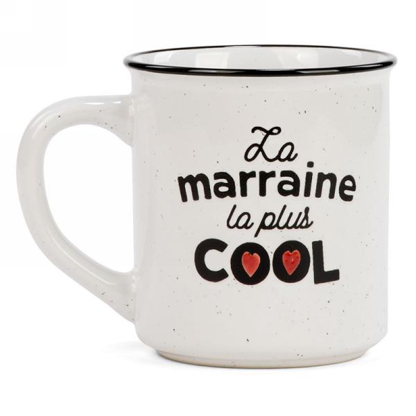 Tasse "La marraine la plus cool"
